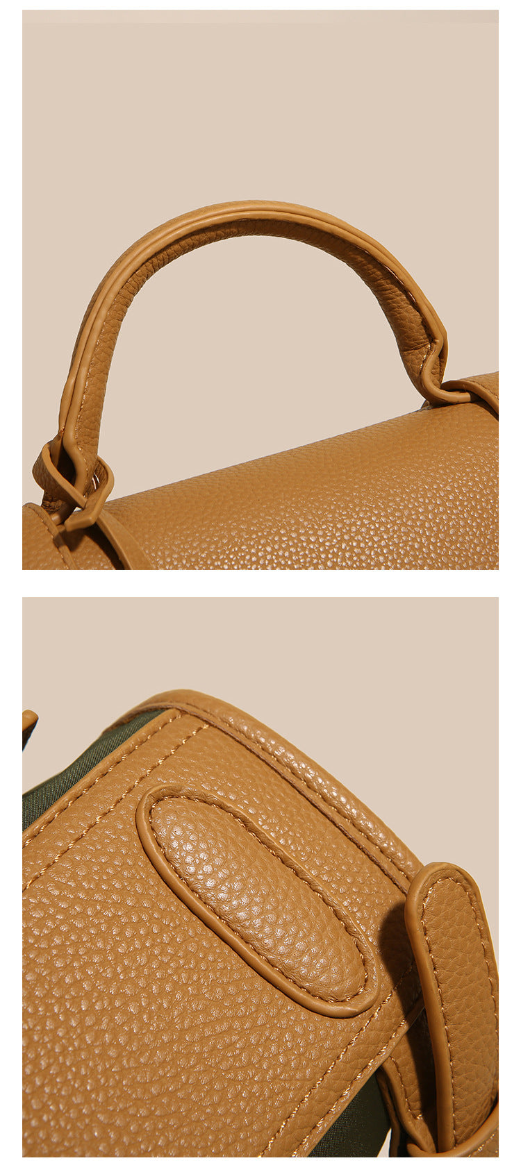 Calf Leather Jade Backpack