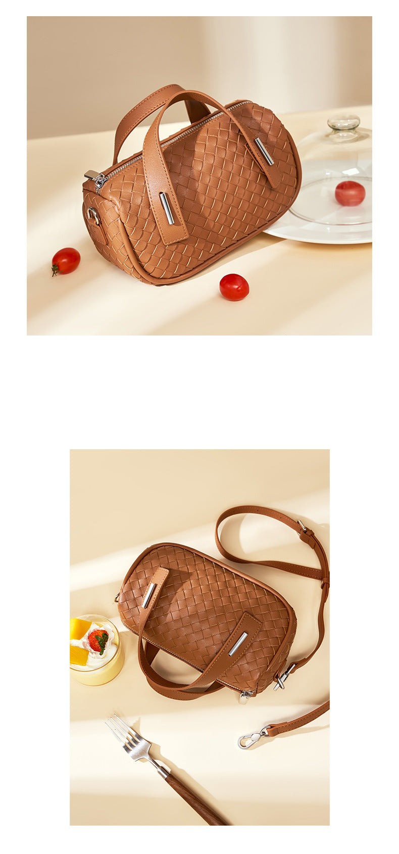 Calf Leather Gia Shoulder/Tote Bag