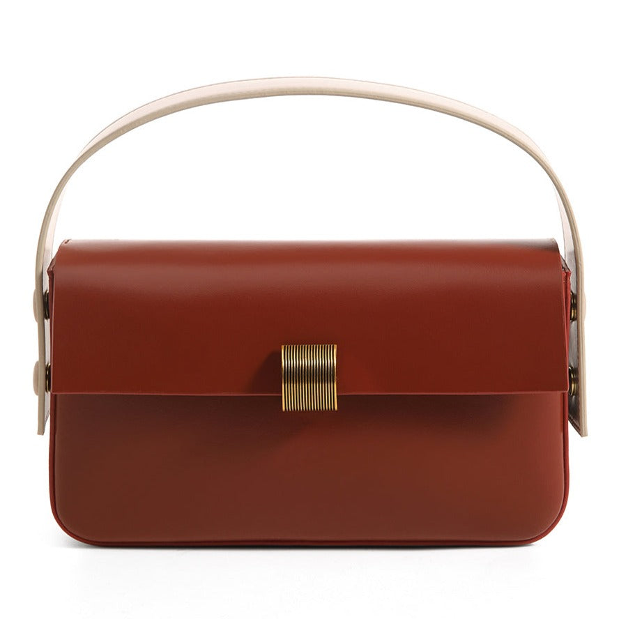 Riley Top Handle Bag - Caramel