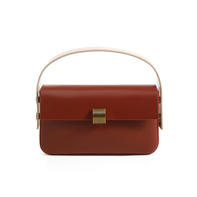 Riley Top Handle Bag - Caramel