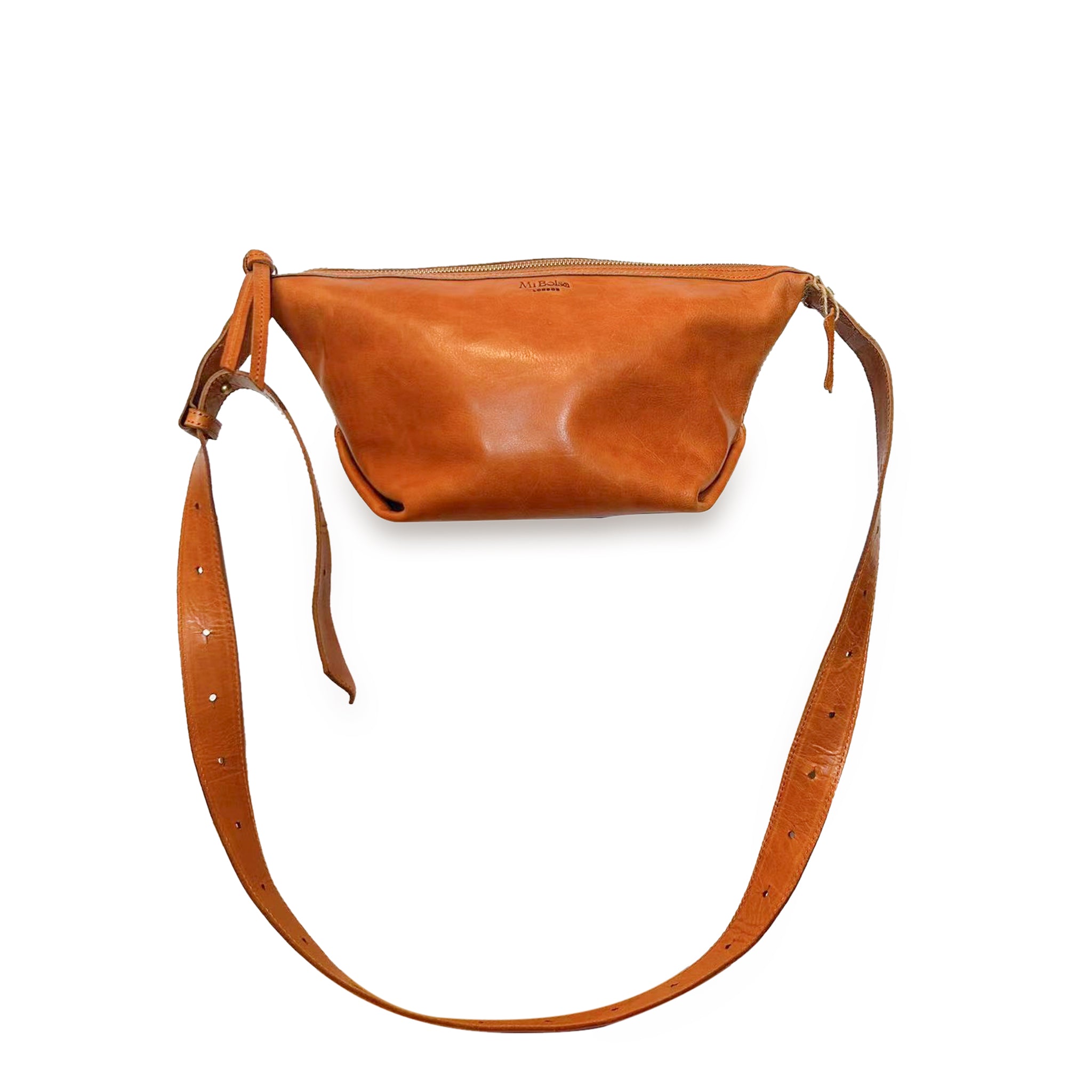 Genuine Vegetable Tanned Leather Dumpling Crossbody/Shoulder Bag