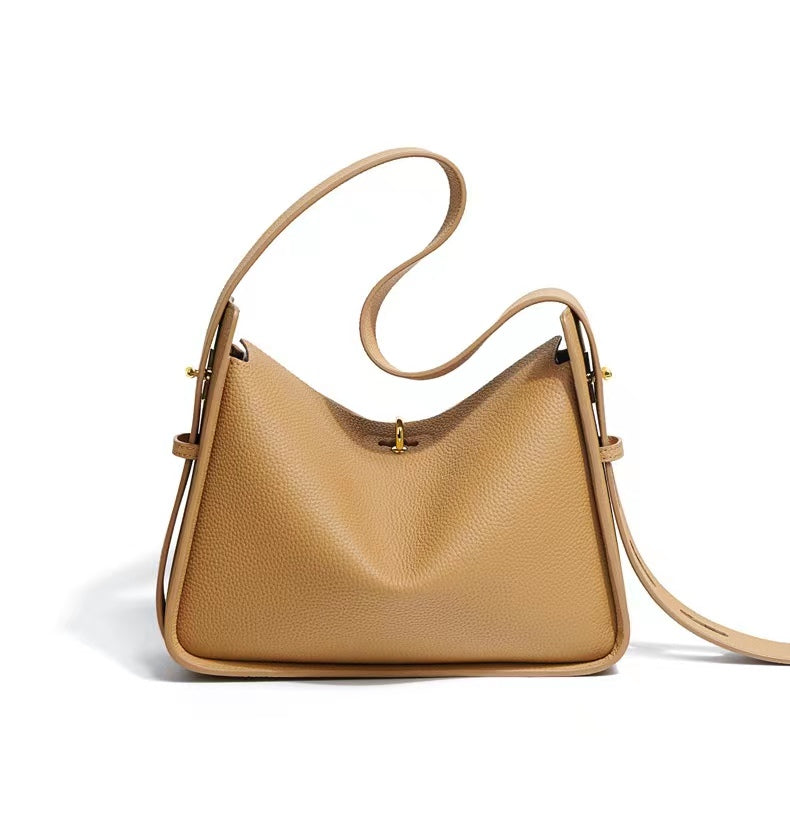 First Layer Cowhide Mabel Shoulder Bag