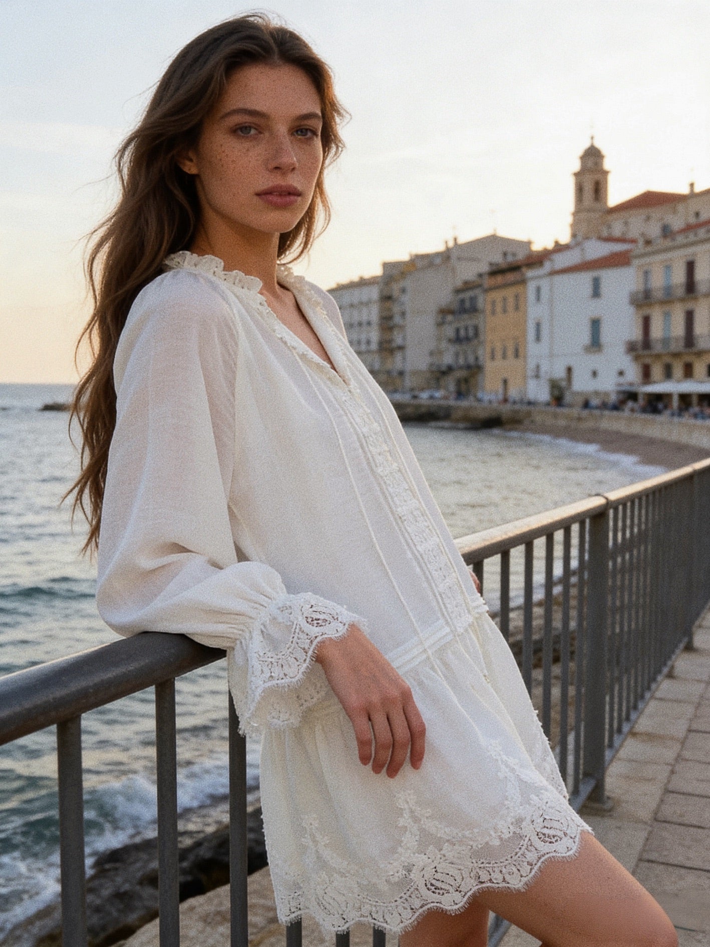 Flora Embroidery Dress