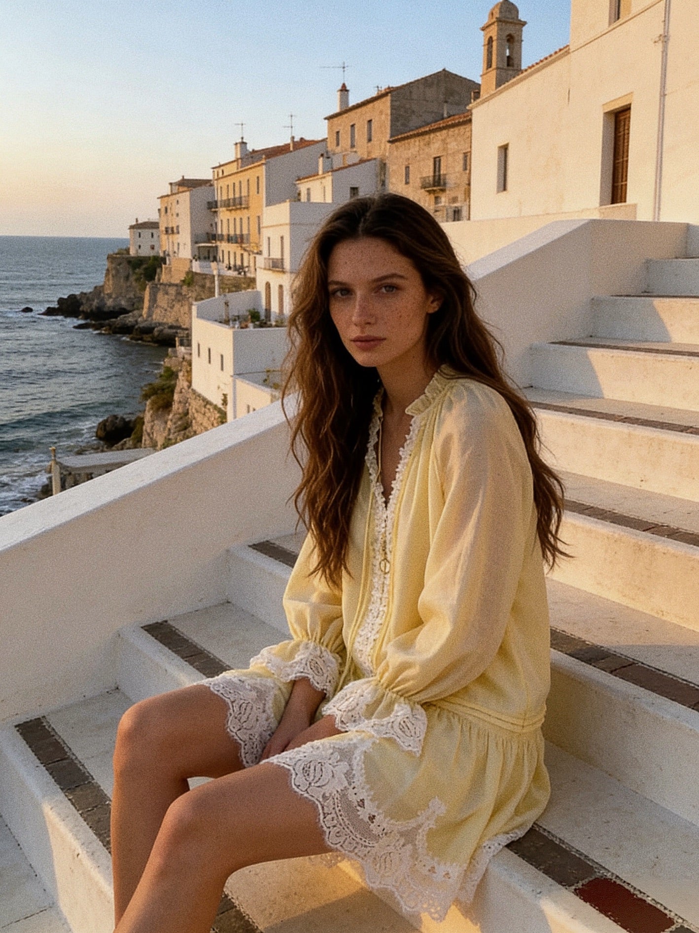 Flora Embroidery Dress