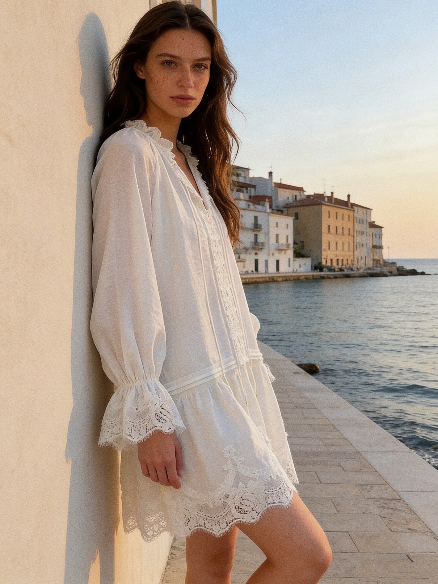Flora Embroidery Dress