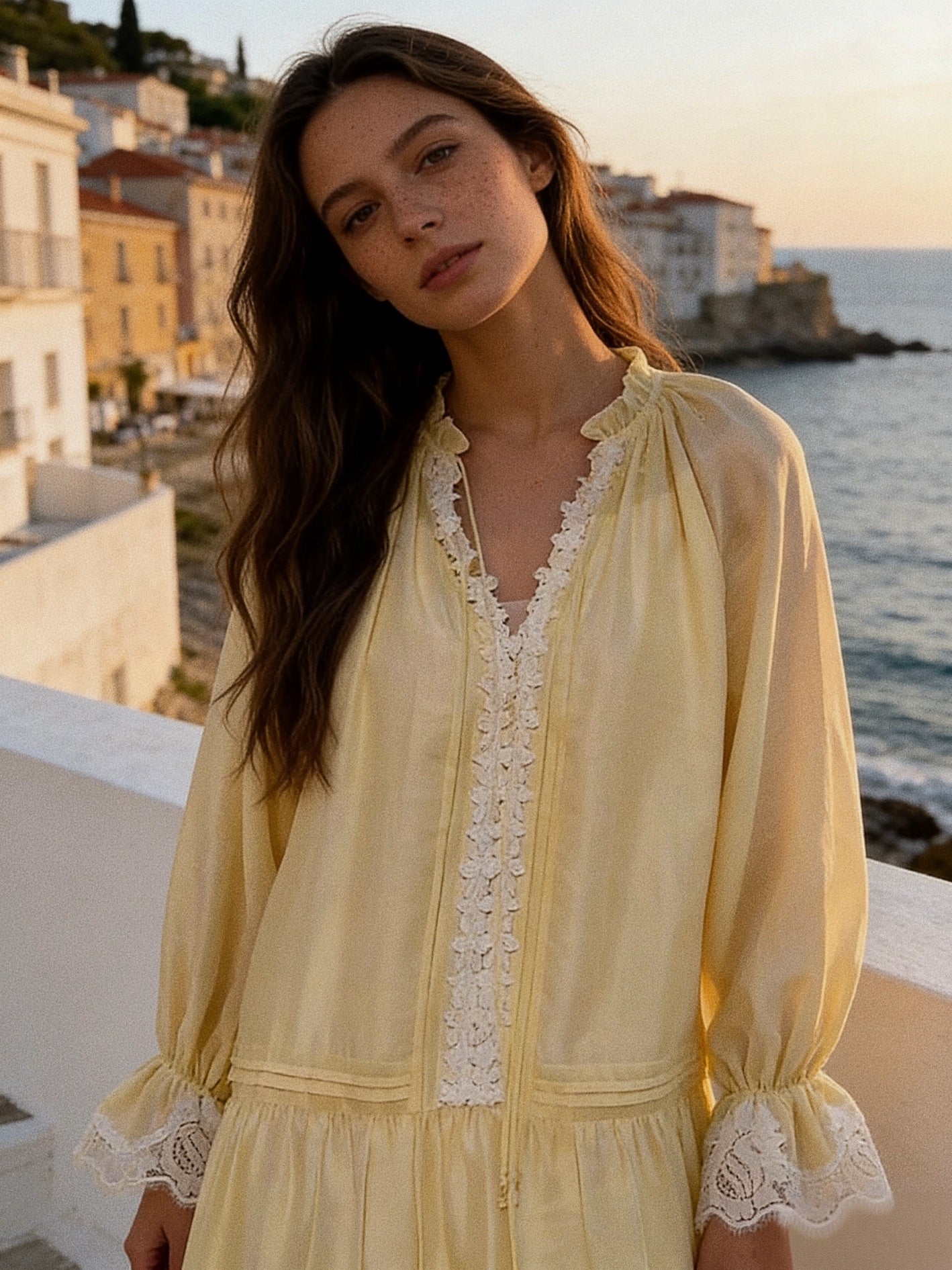 Flora Embroidery Dress