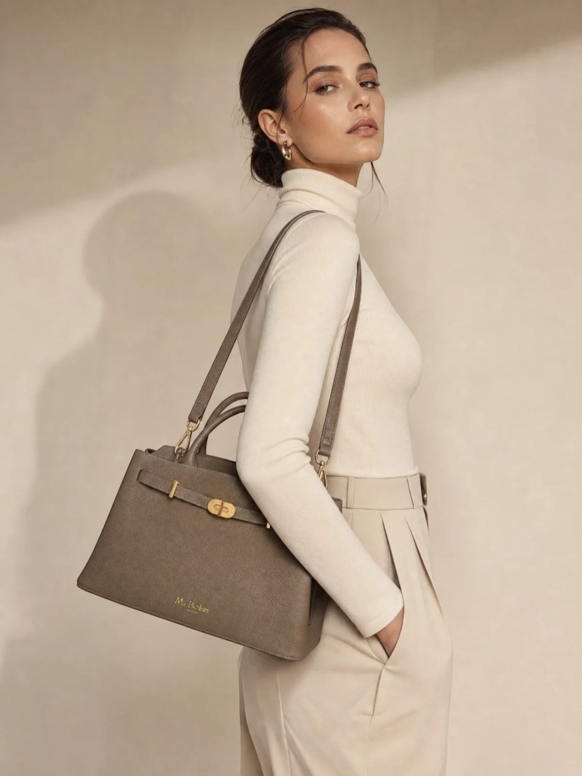 Kensington - Top Handle in Grey