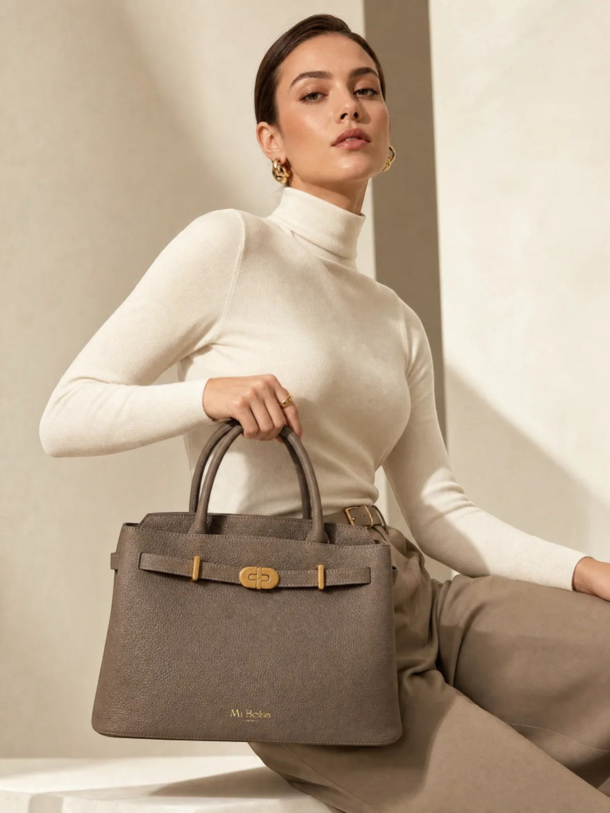 Kensington - Top Handle in Grey