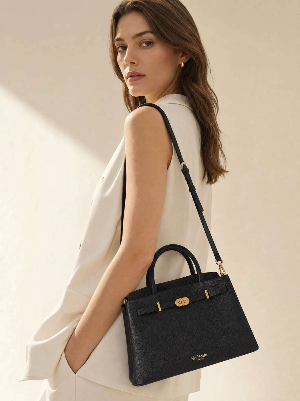 Kensington - Top Handle in Black