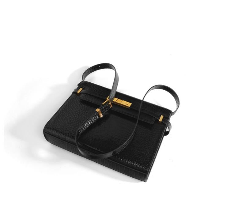 First Layer Cowhide Vedetta Crossbody Bag