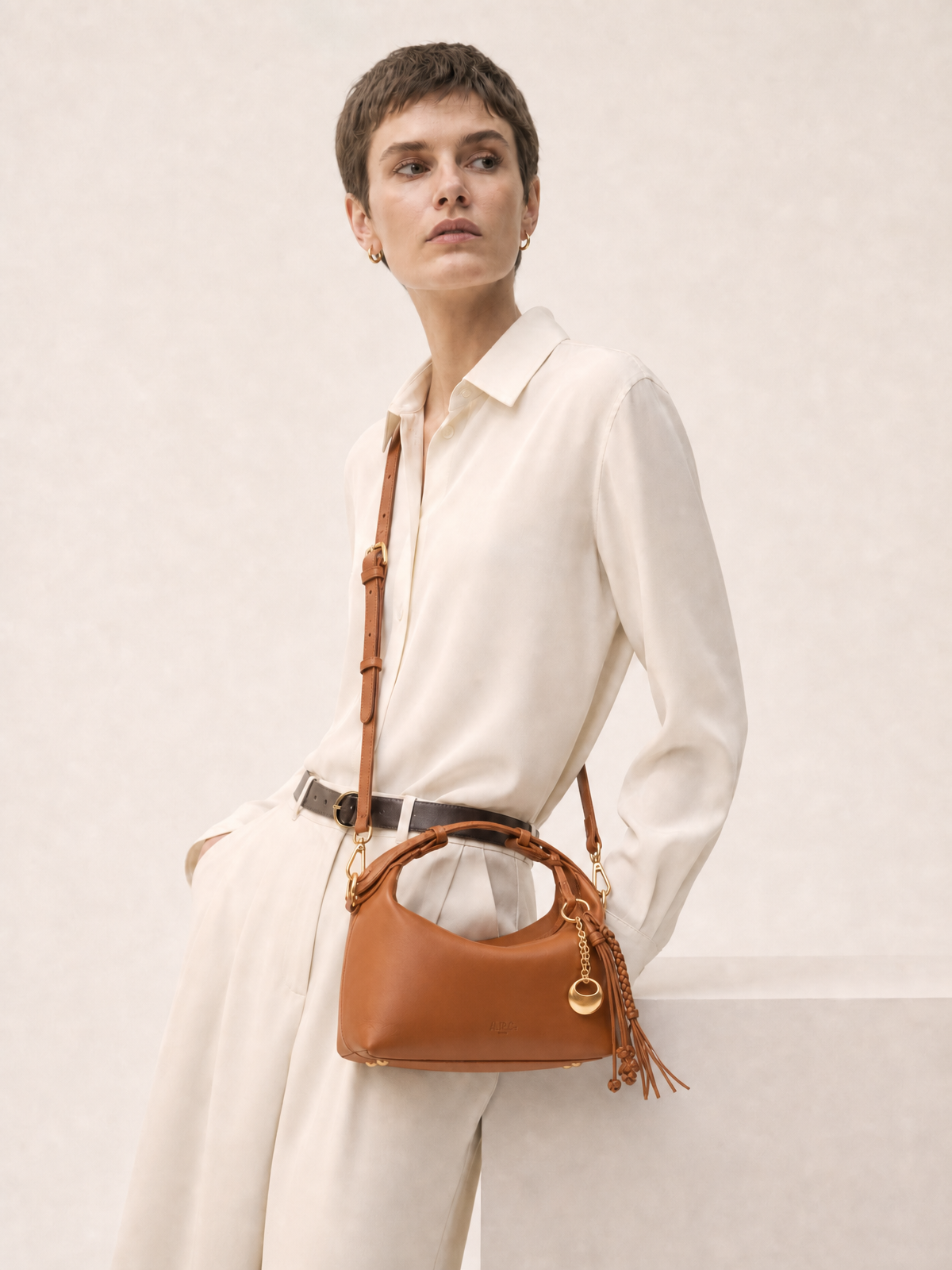 Camilla Half Moon - Brown