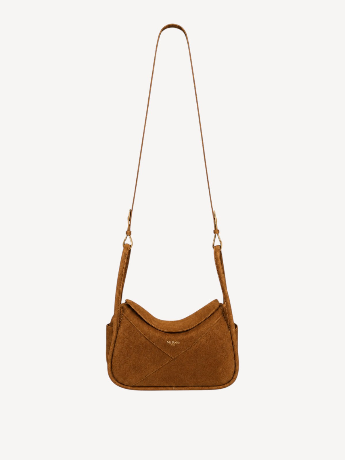 Carnaby Shoulder - Brown Suede