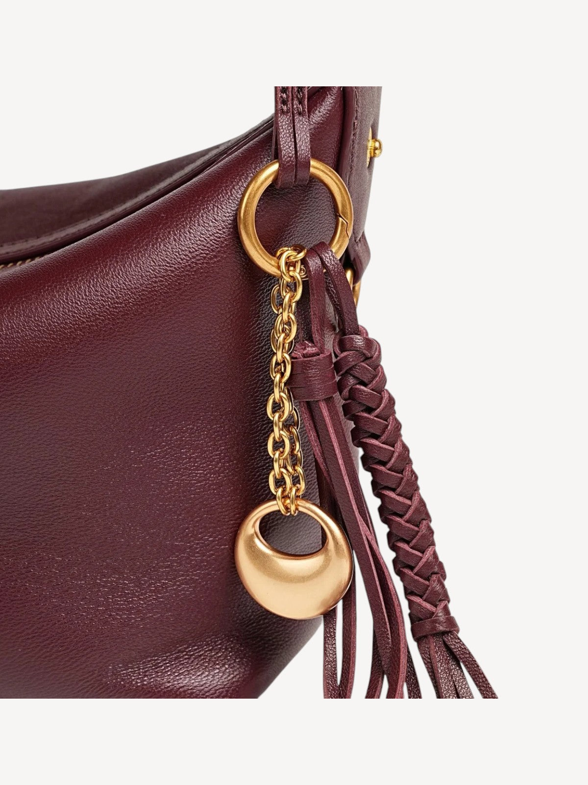 Camilla Half Moon - Burgundy