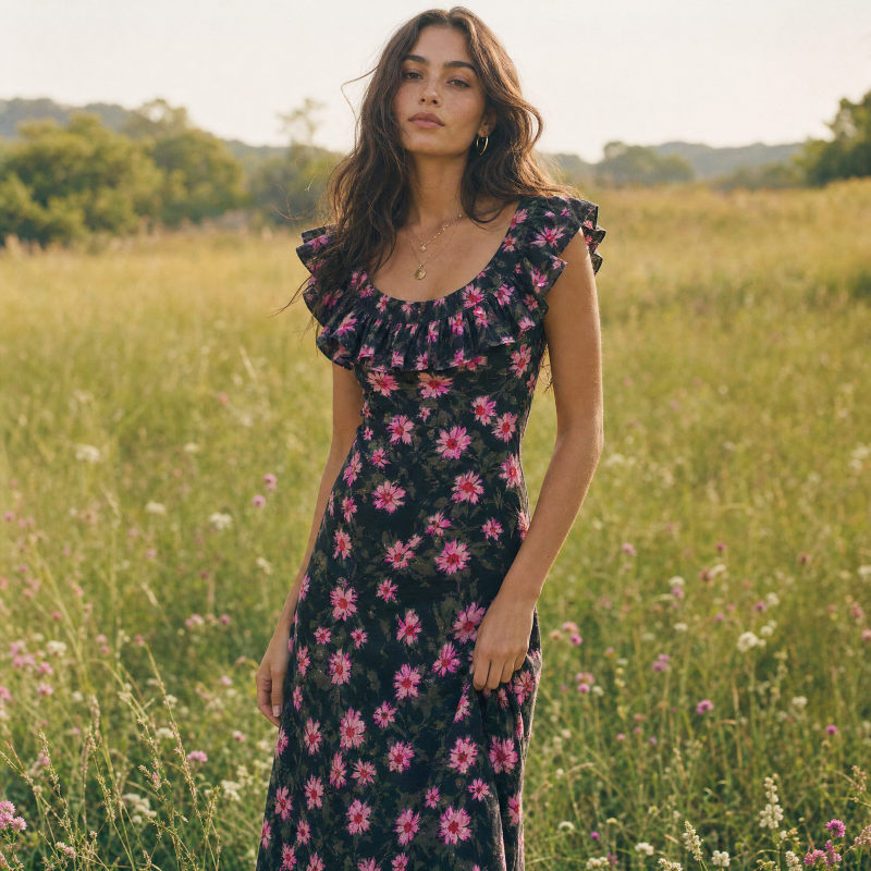 Floral Midi Dress