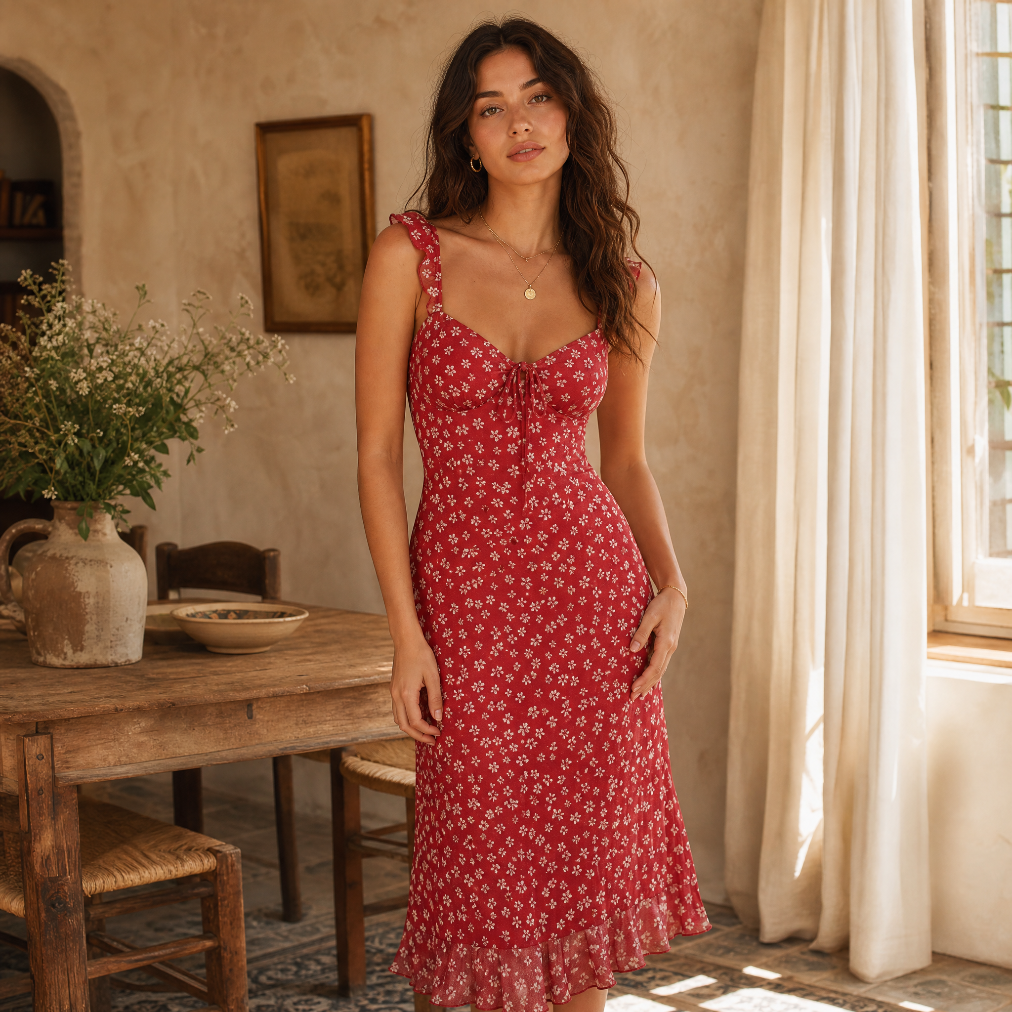 Floral Midi Dress