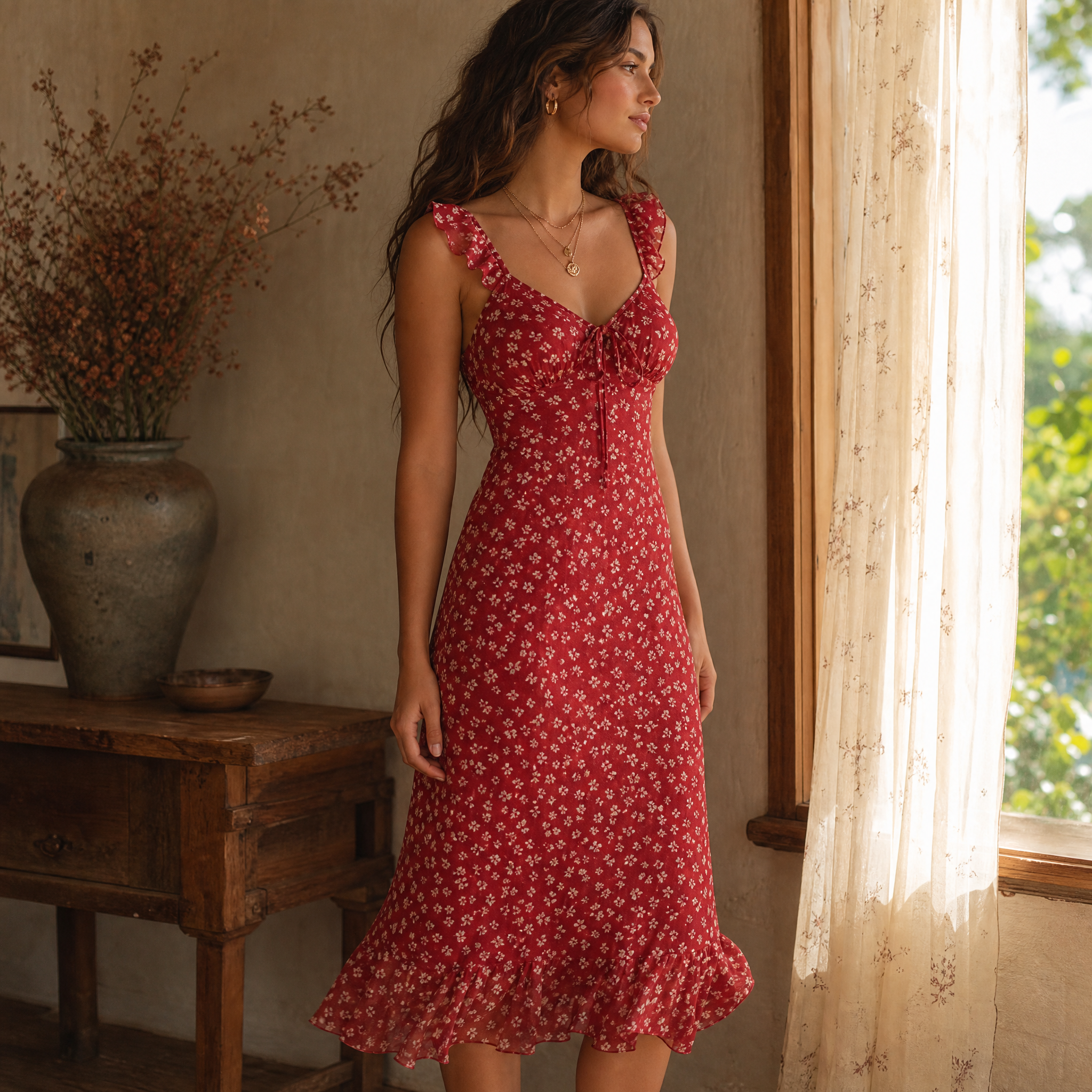 Floral Midi Dress