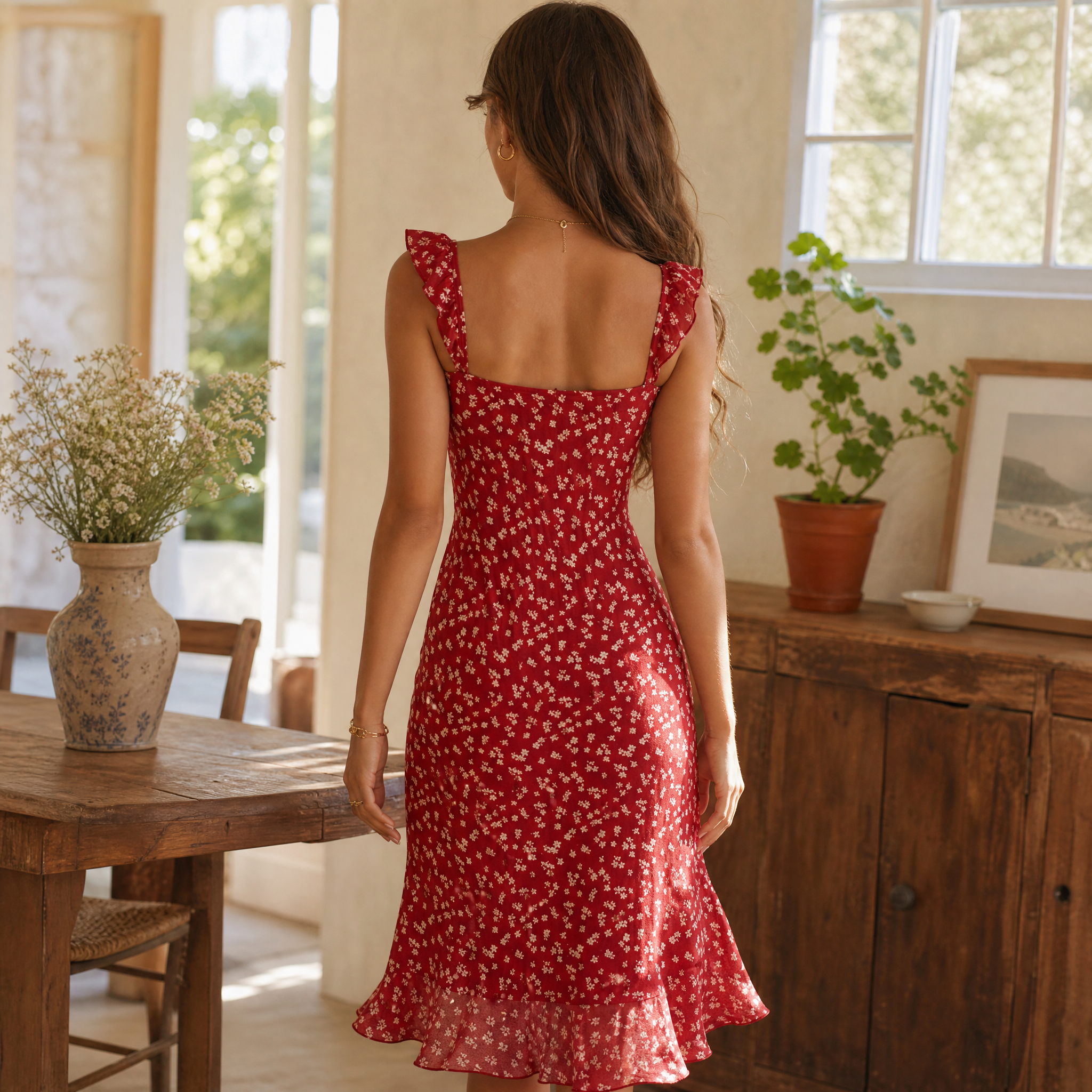 Floral Midi Dress
