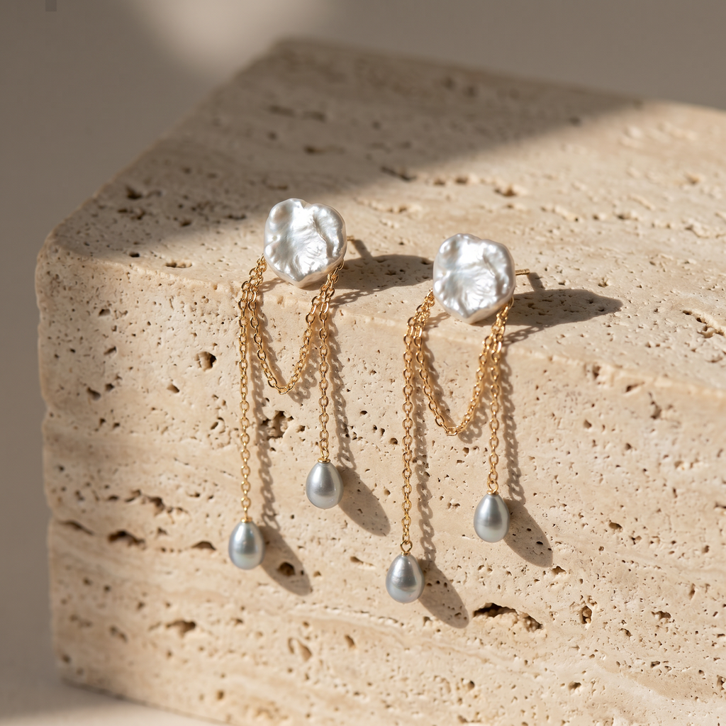 Baroque Pearls Earrings