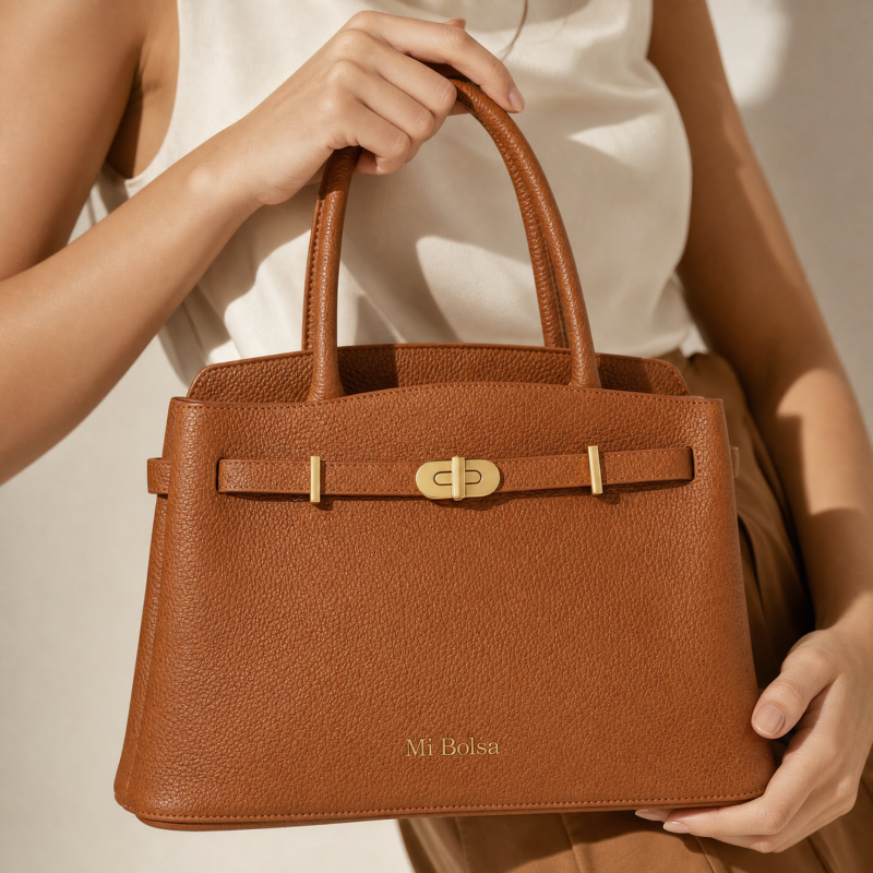 Kensington - Top Handle in Biscuit