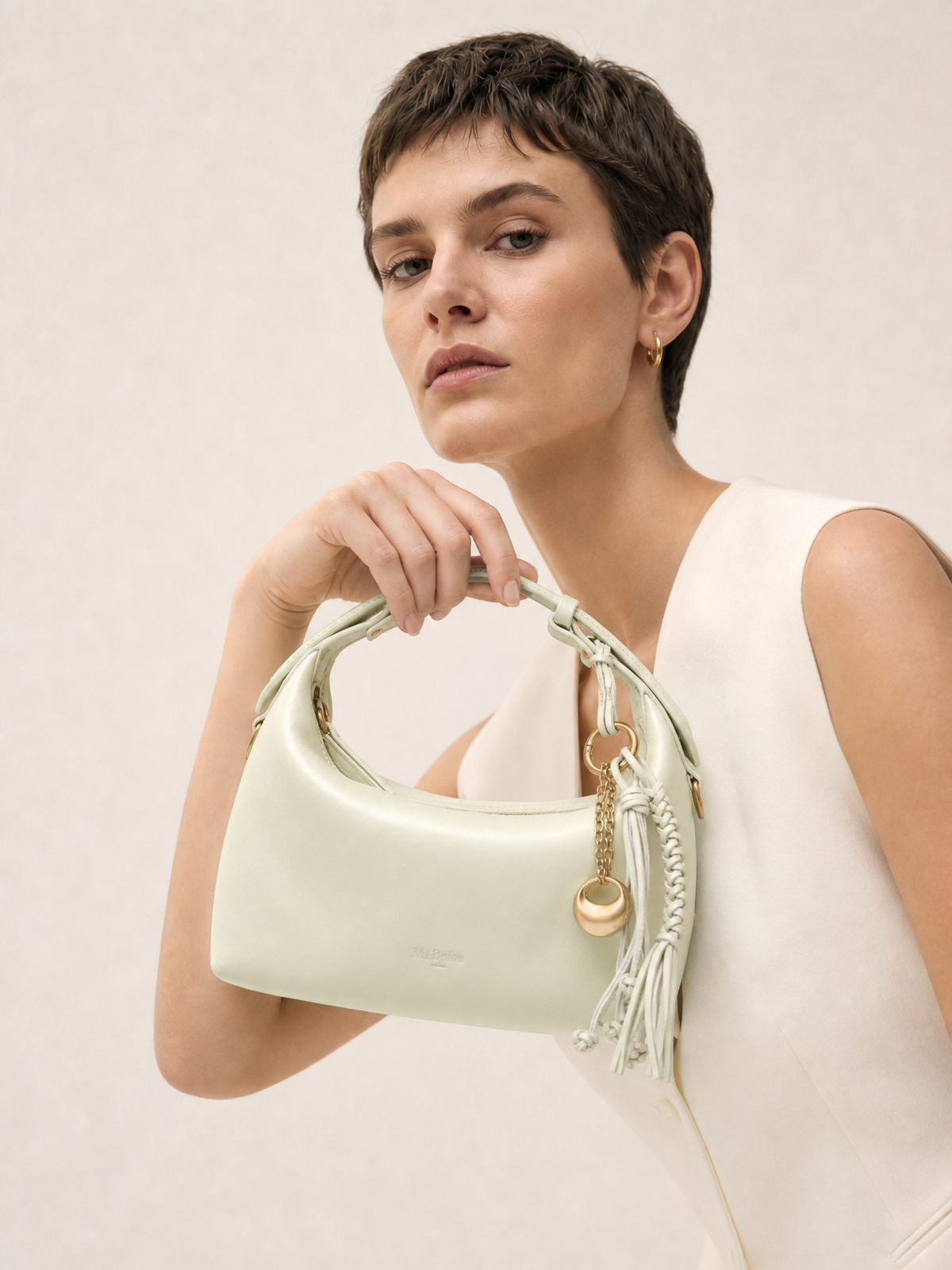 Camilla Half Moon - Bubble Green