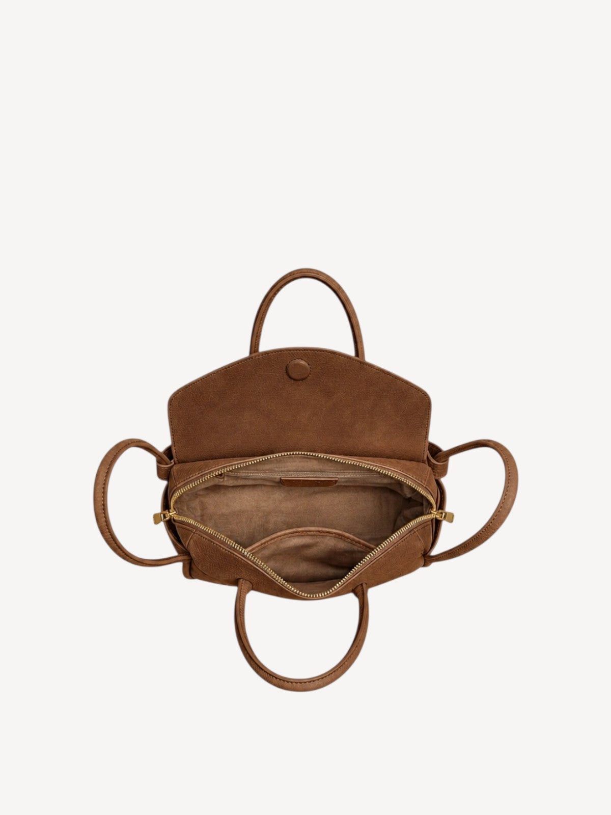 Carnaby Shoulder - Coffee Suede