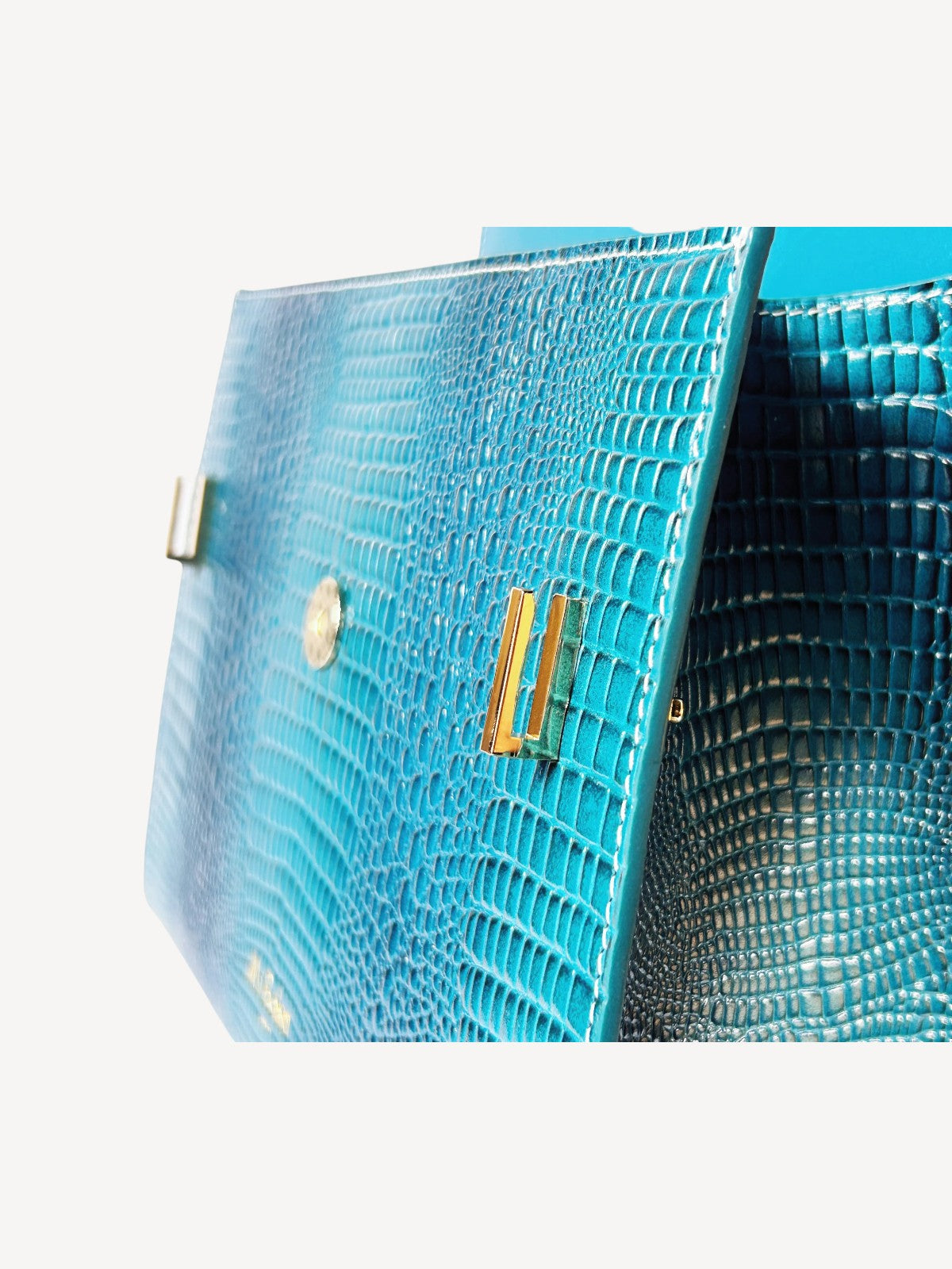 "Mi" Midi Top Handle - Croc Embossed