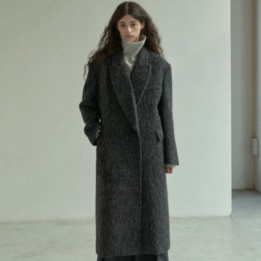 Handmade Lamb Wool Allison Overcoat