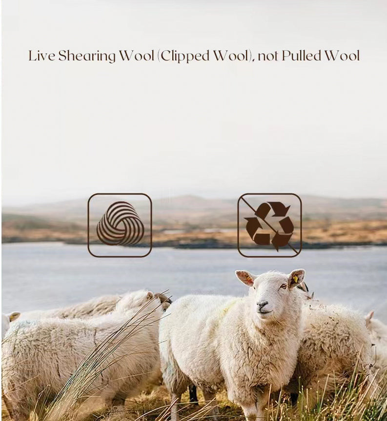 100% Lamb Wool Love Blanket