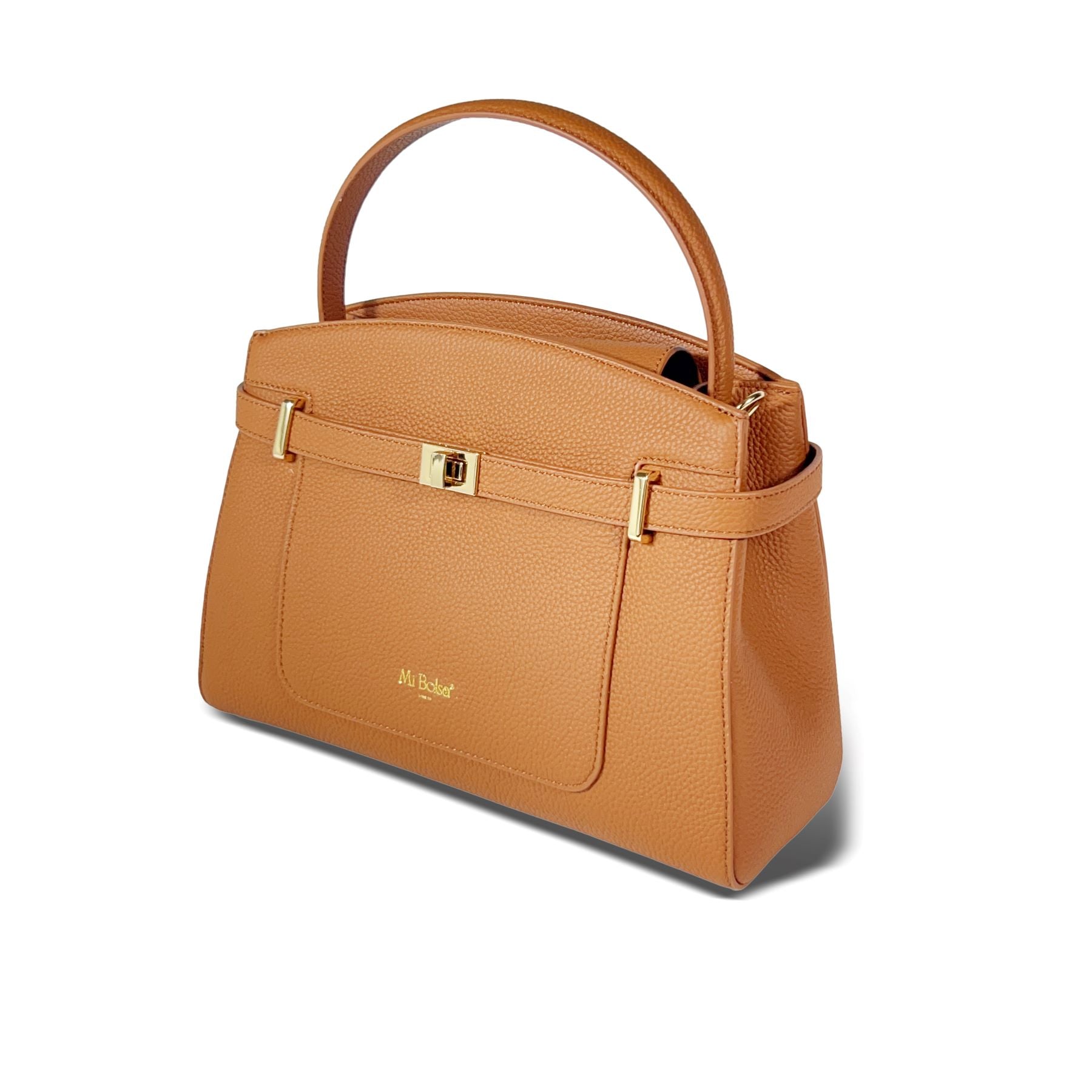 Manhattan Top Handle Bag - Biscuit