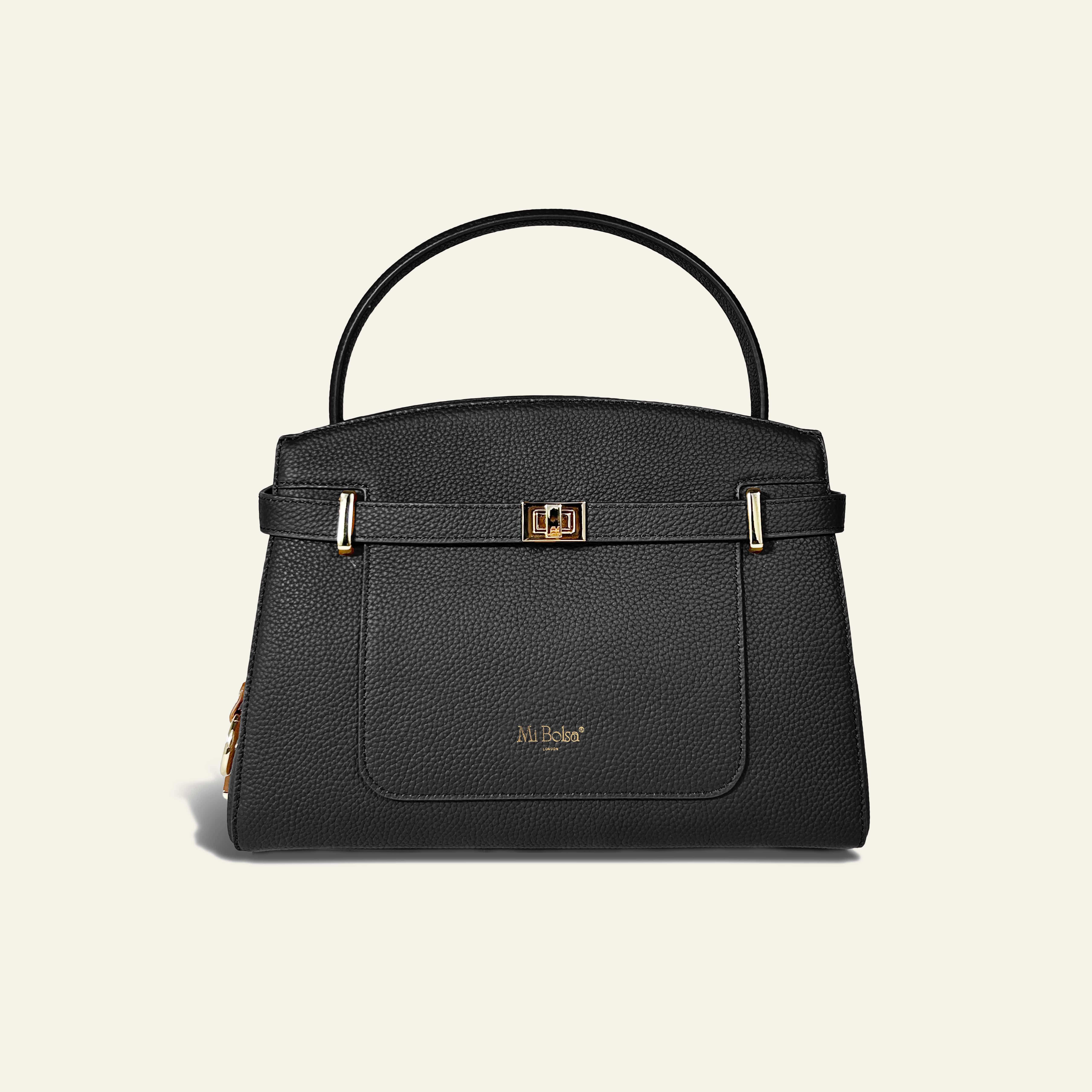 Manhattan Top Handle Bag - Black