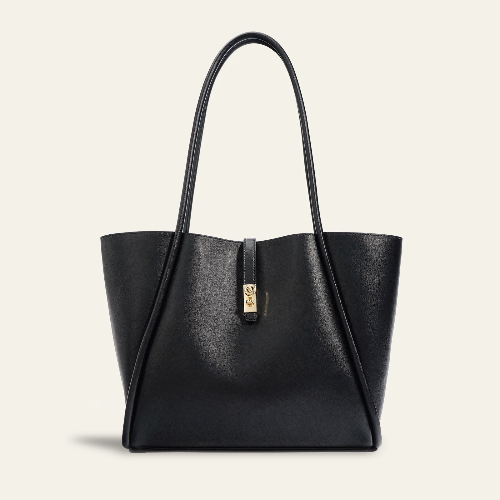 Vedetta Shopper Tote Bag - Black