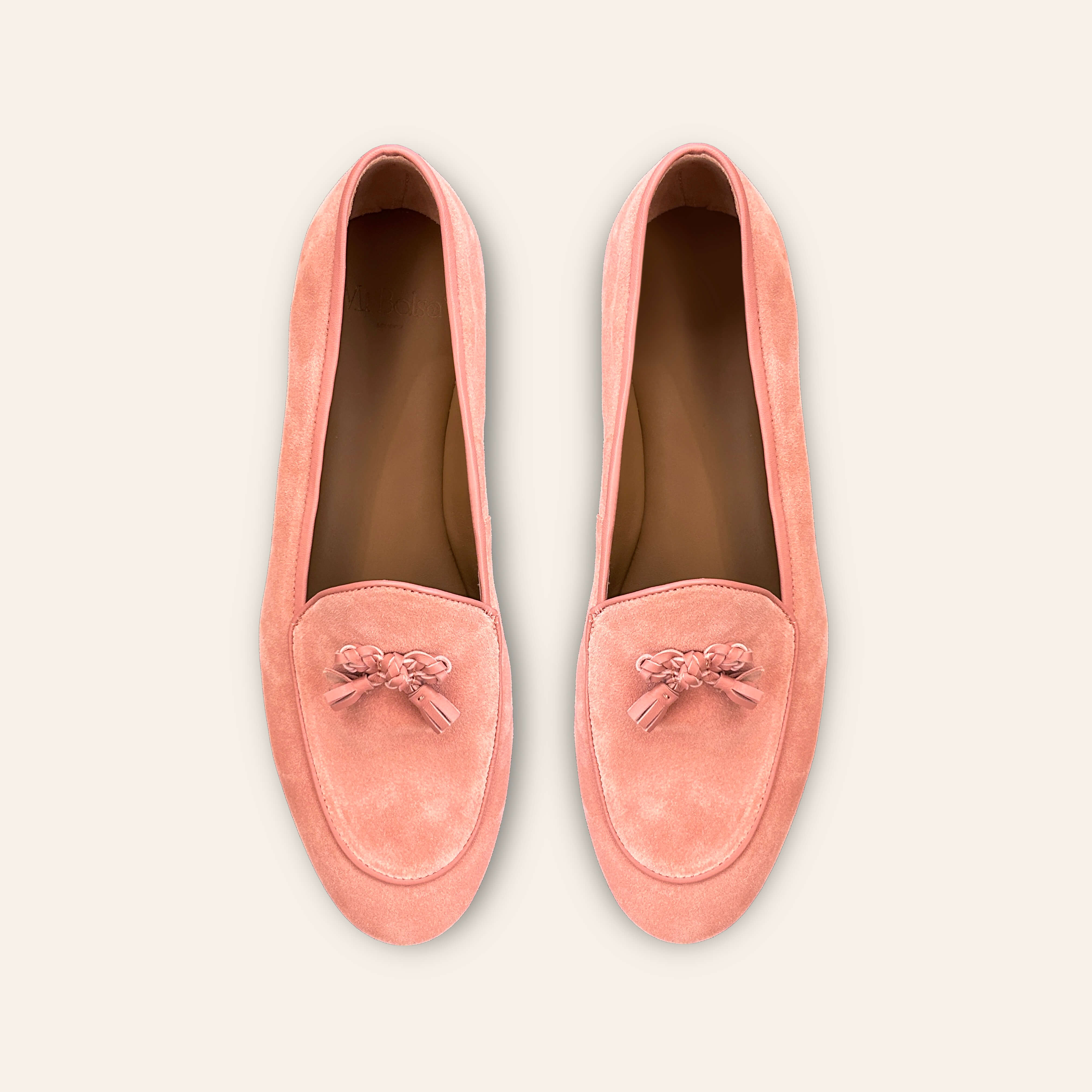 Mia Suede Loafer - Pink Lady