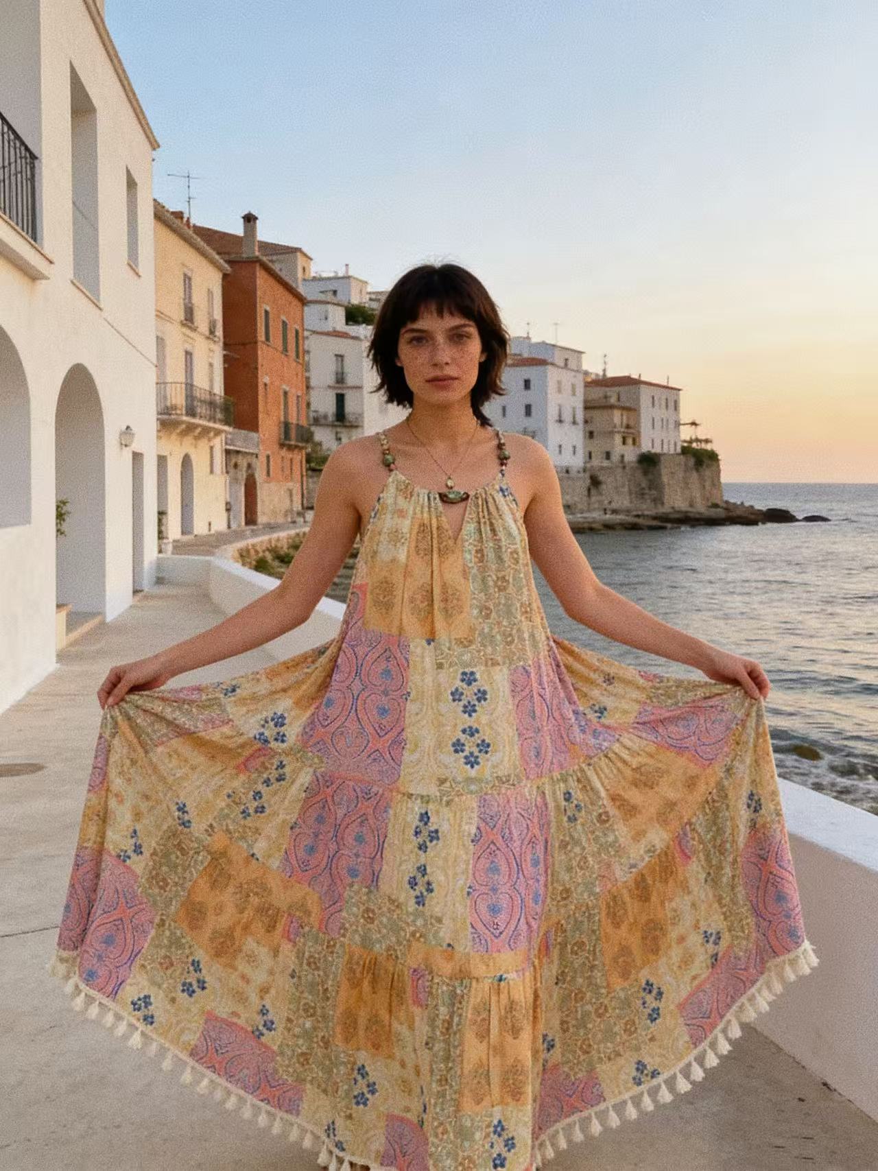 Boho Sleeveless Dress