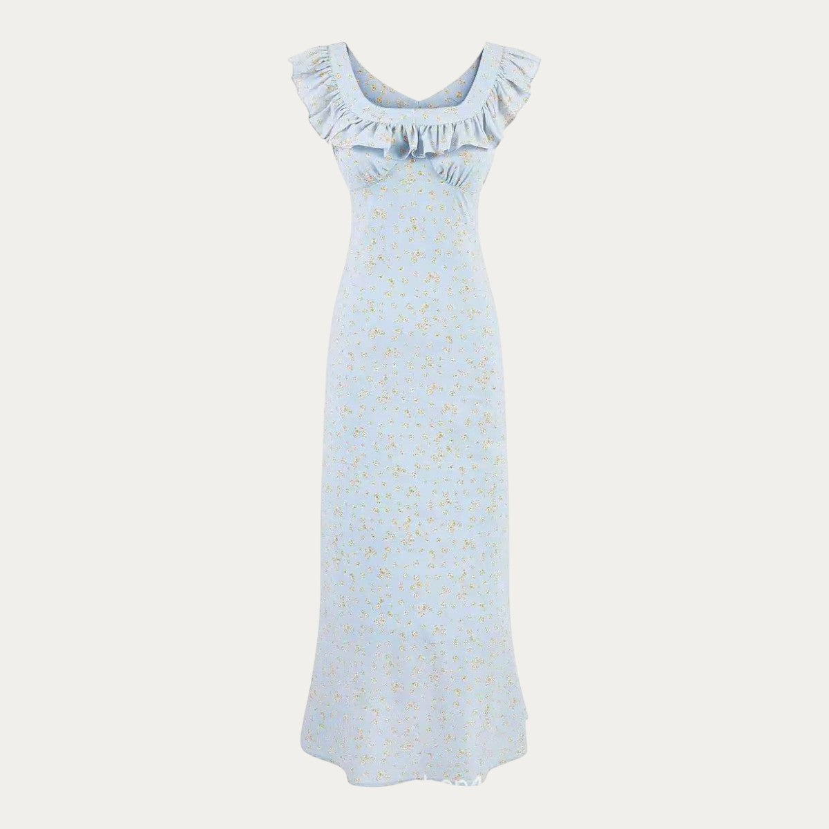 Blue Mist Floral Dress