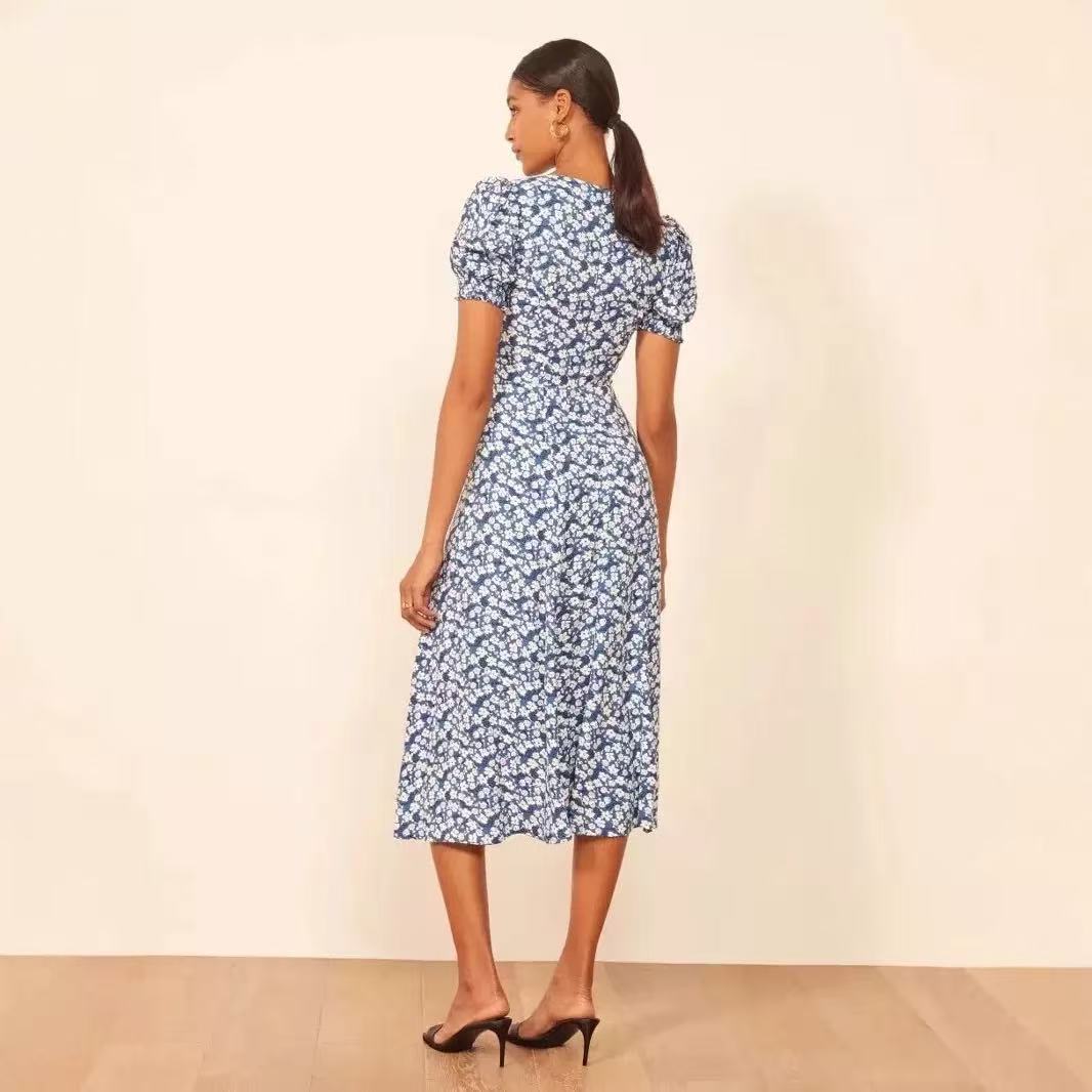 Blossom Square Neck Dress