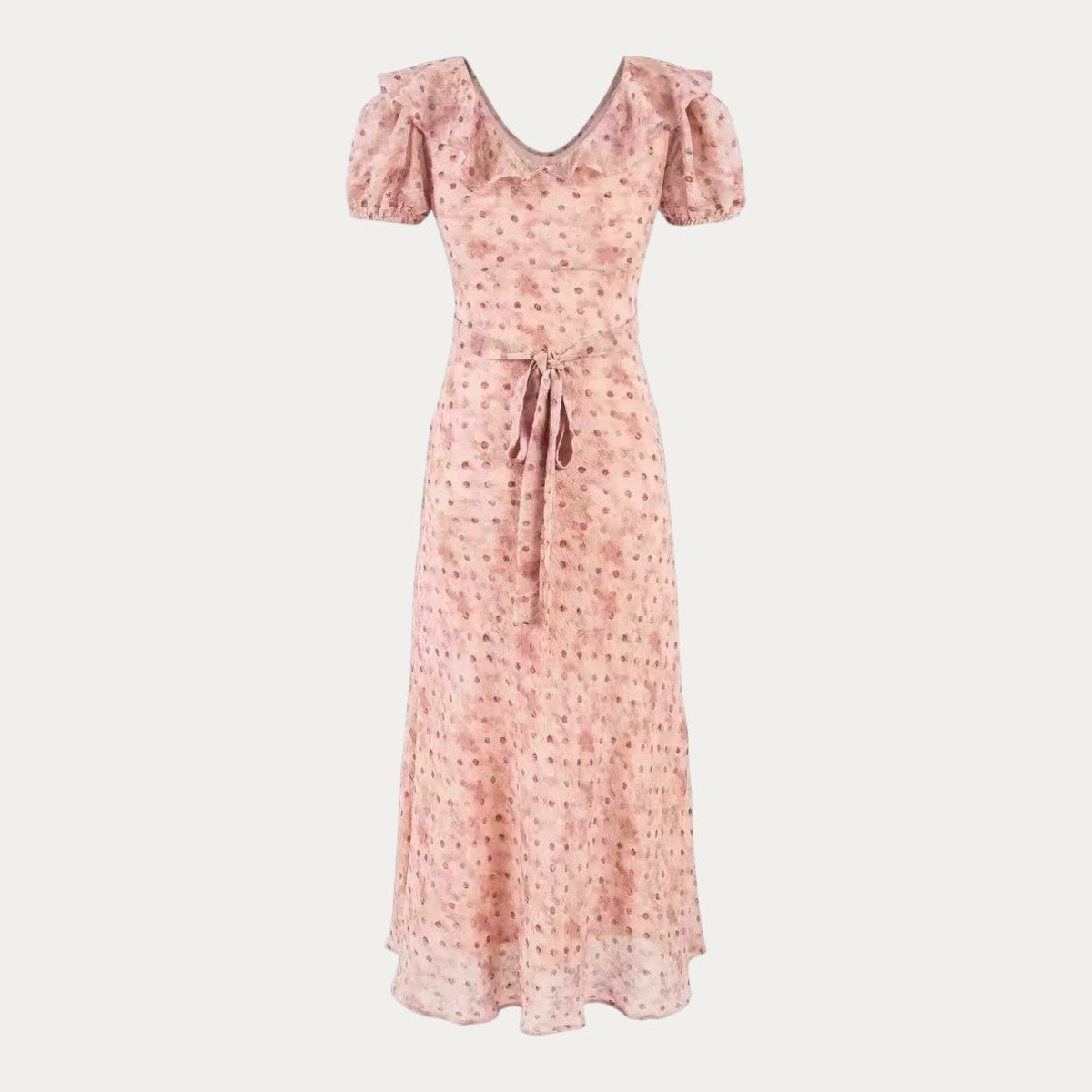 Polka Dot Ruffle Dress