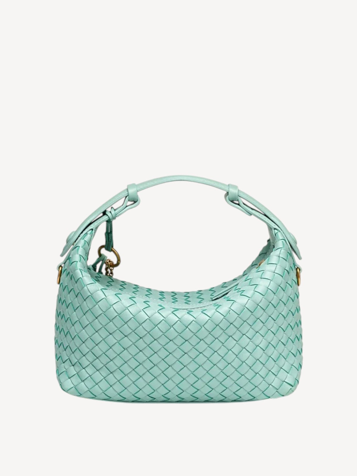 Camilla Half Moon Woven - Sky Blue