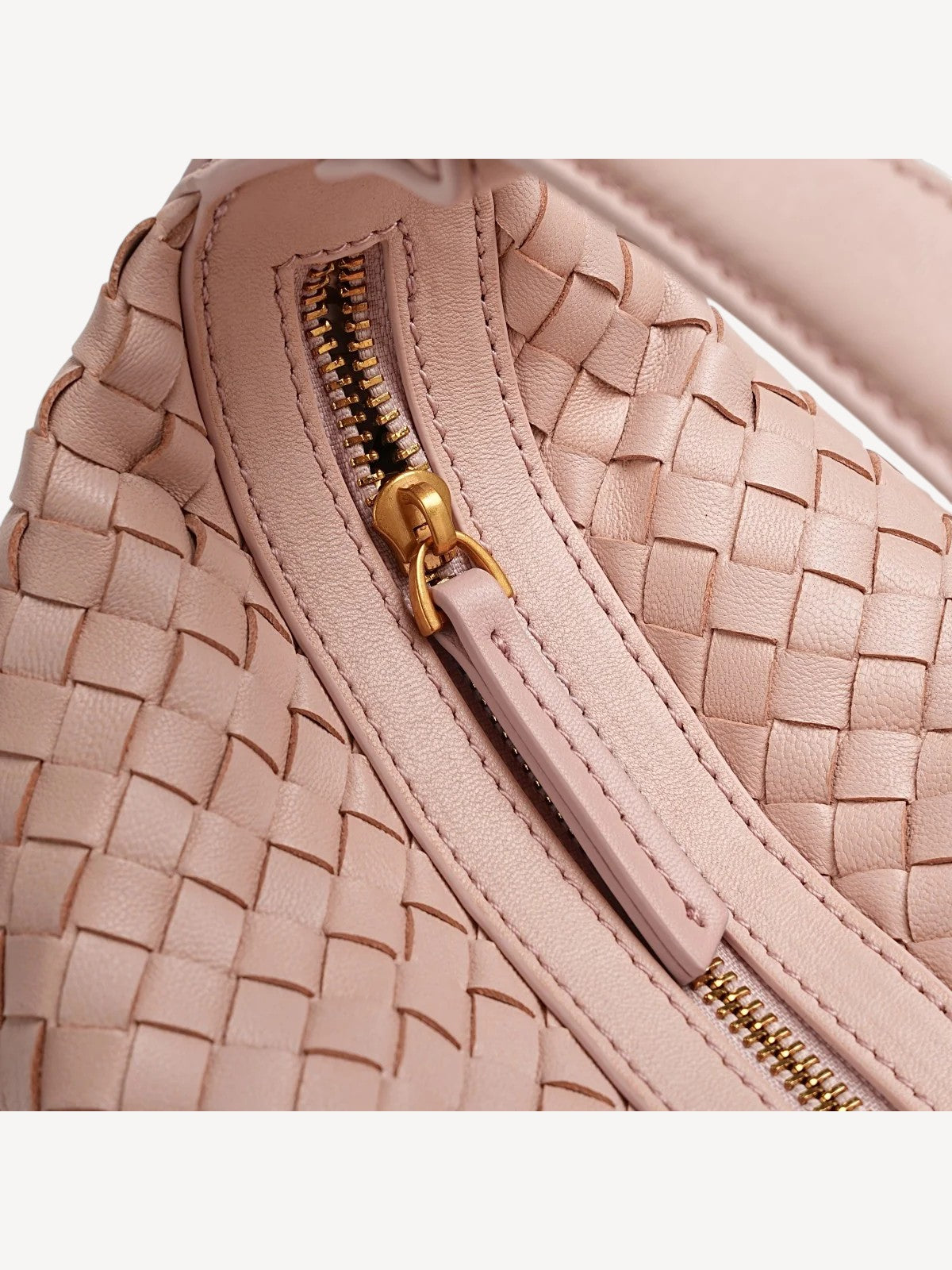Camilla Half Moon Woven - Baby Pink