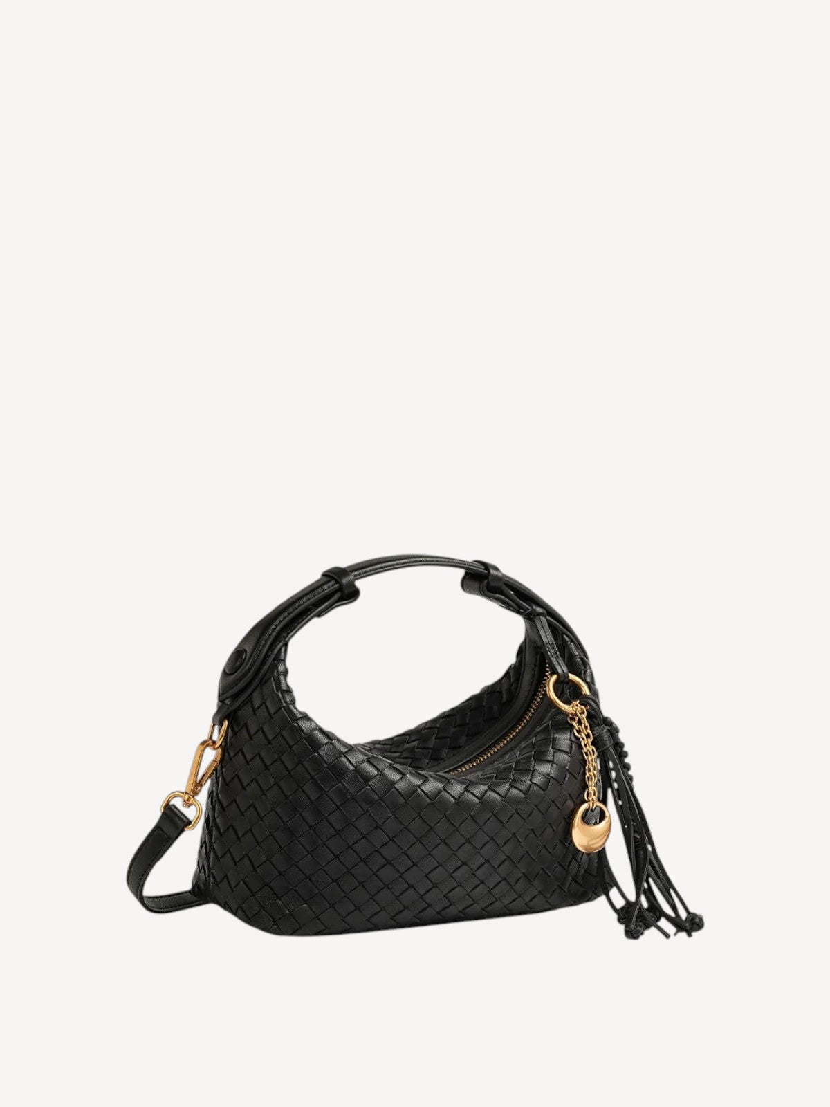 Camilla Half Moon Woven - Black