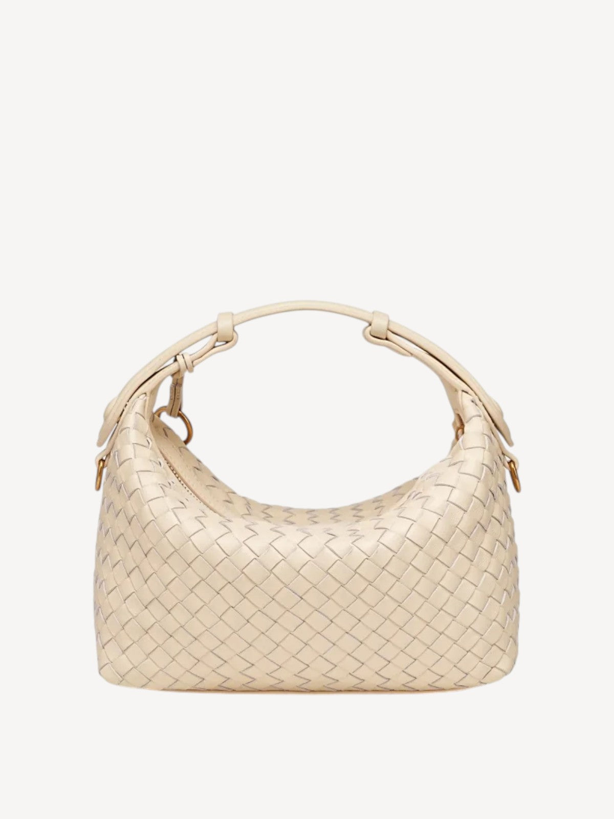 Camilla Half Moon Woven - Creamy White