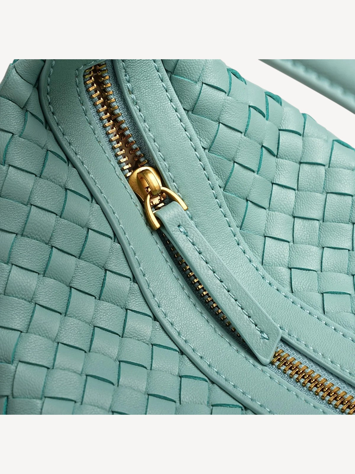 Camilla Half Moon Woven - Sky Blue