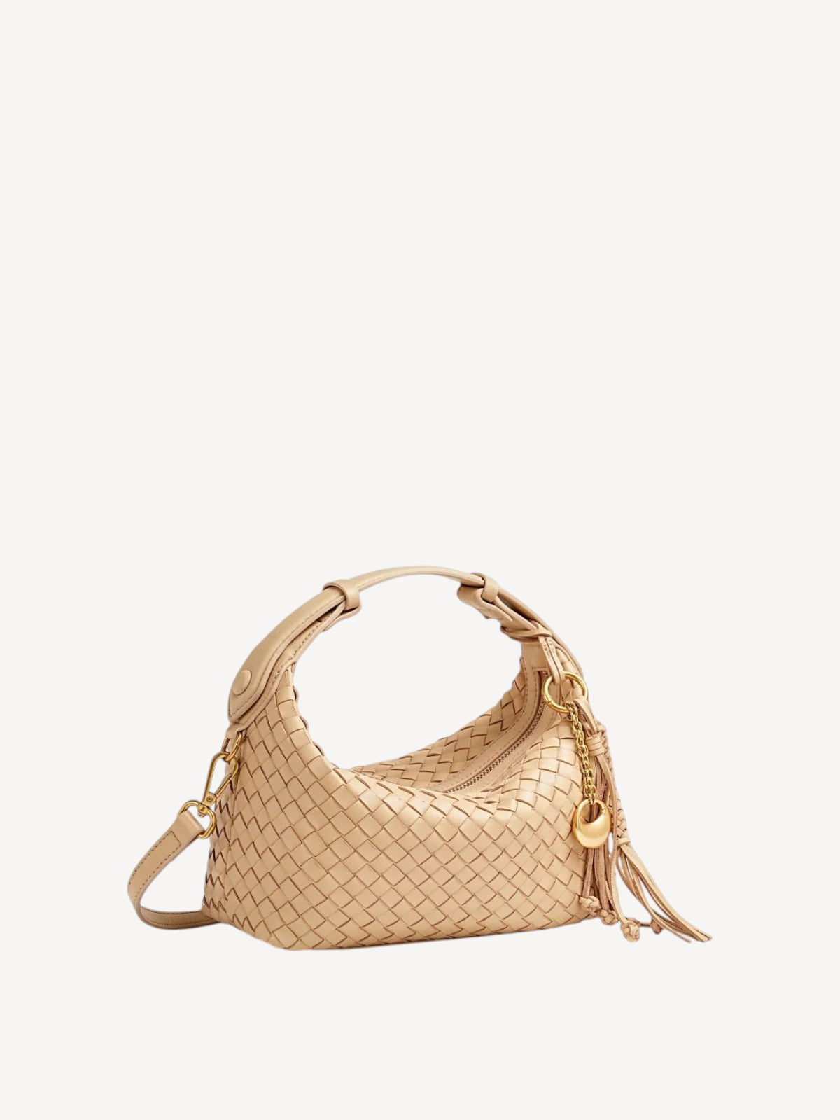 Camilla Half Moon Woven - Apricot