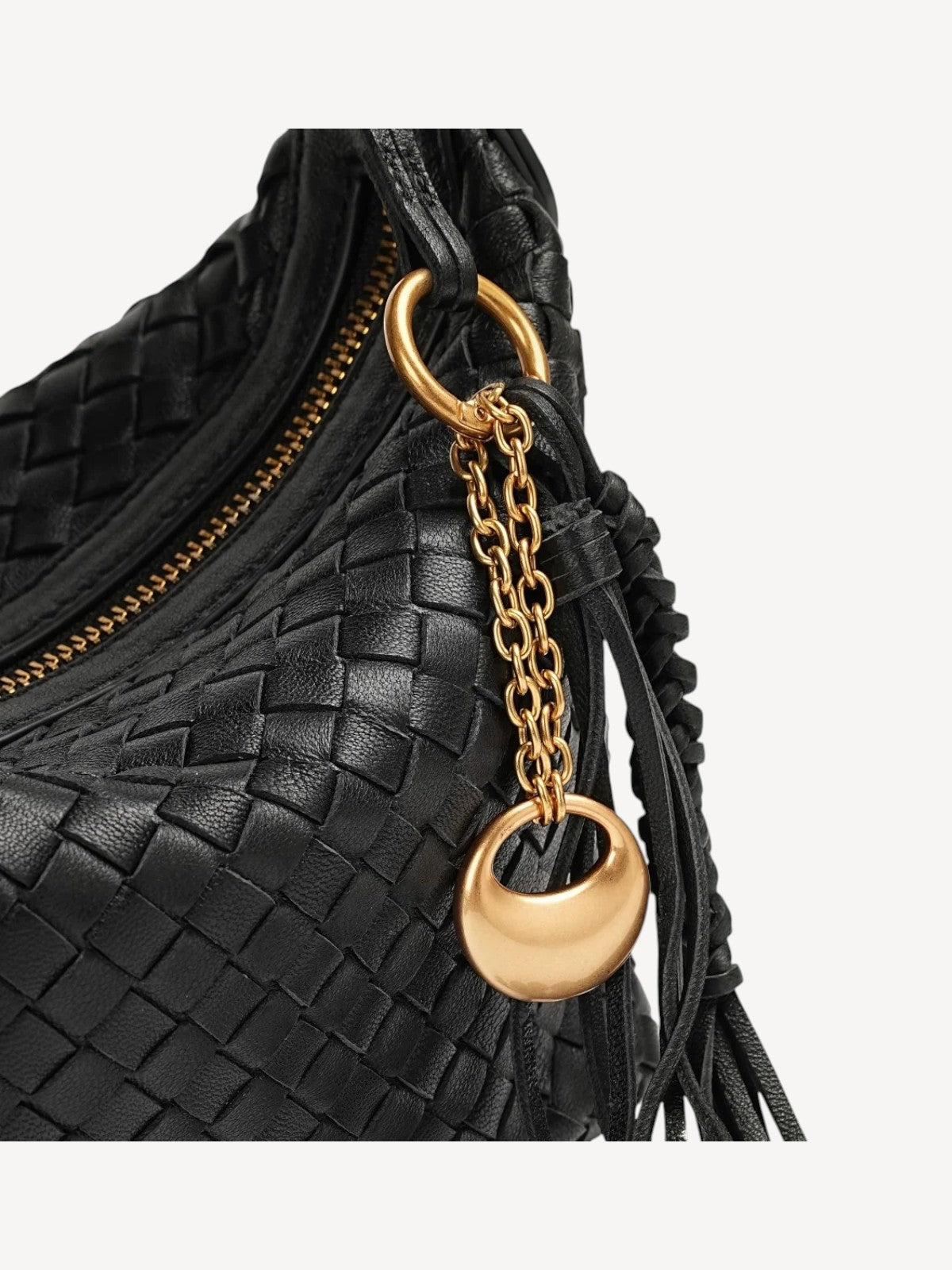 Camilla Half Moon Woven - Black