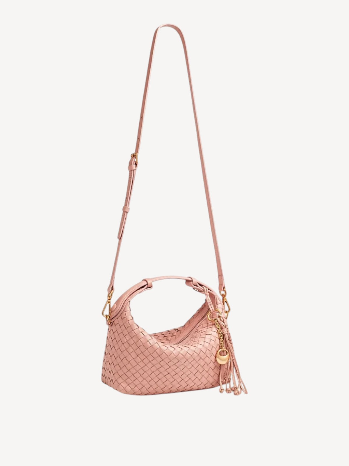 Camilla Half Moon Woven - Sakura Pink