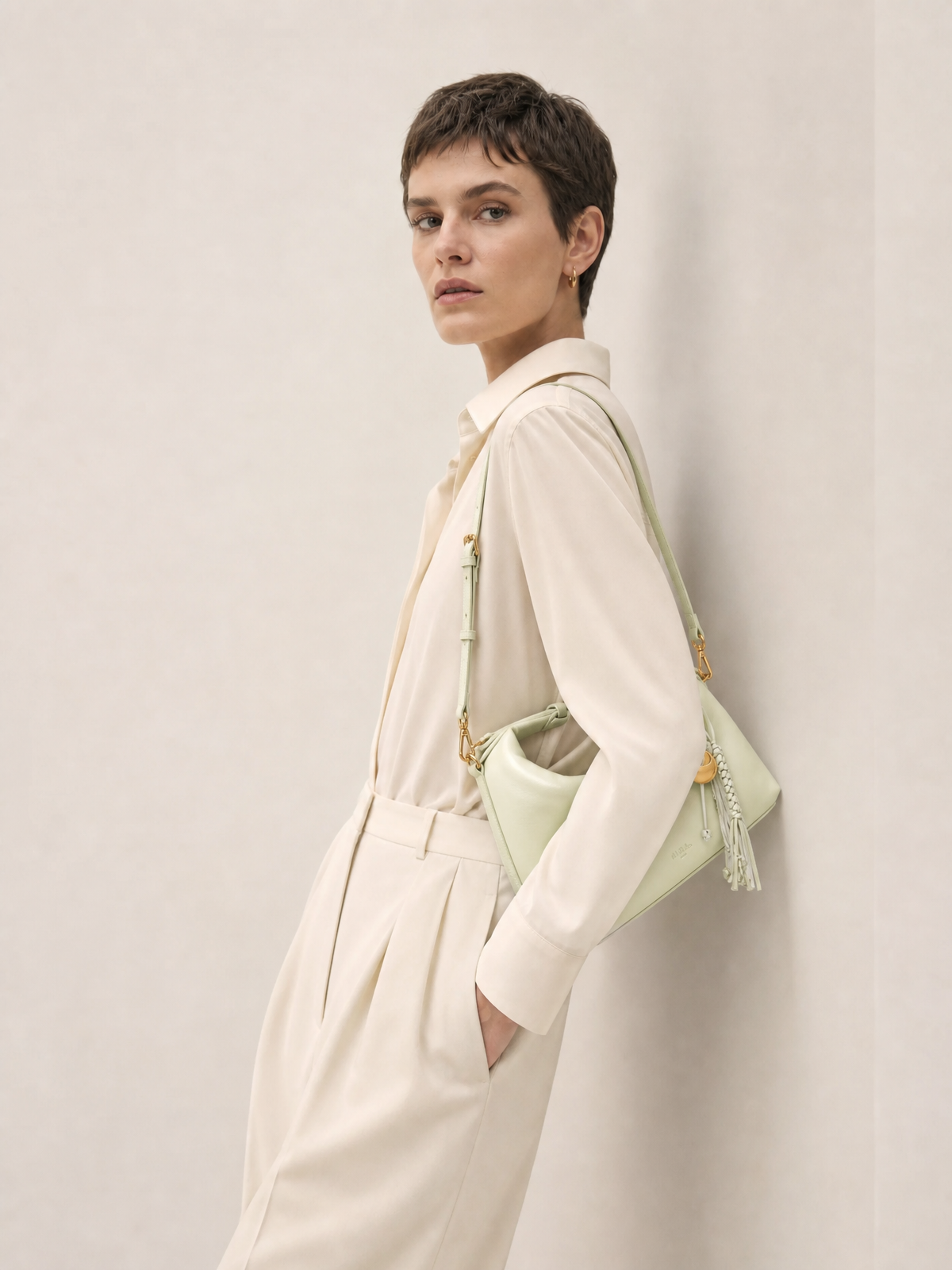 Camilla Half Moon - Bubble Green