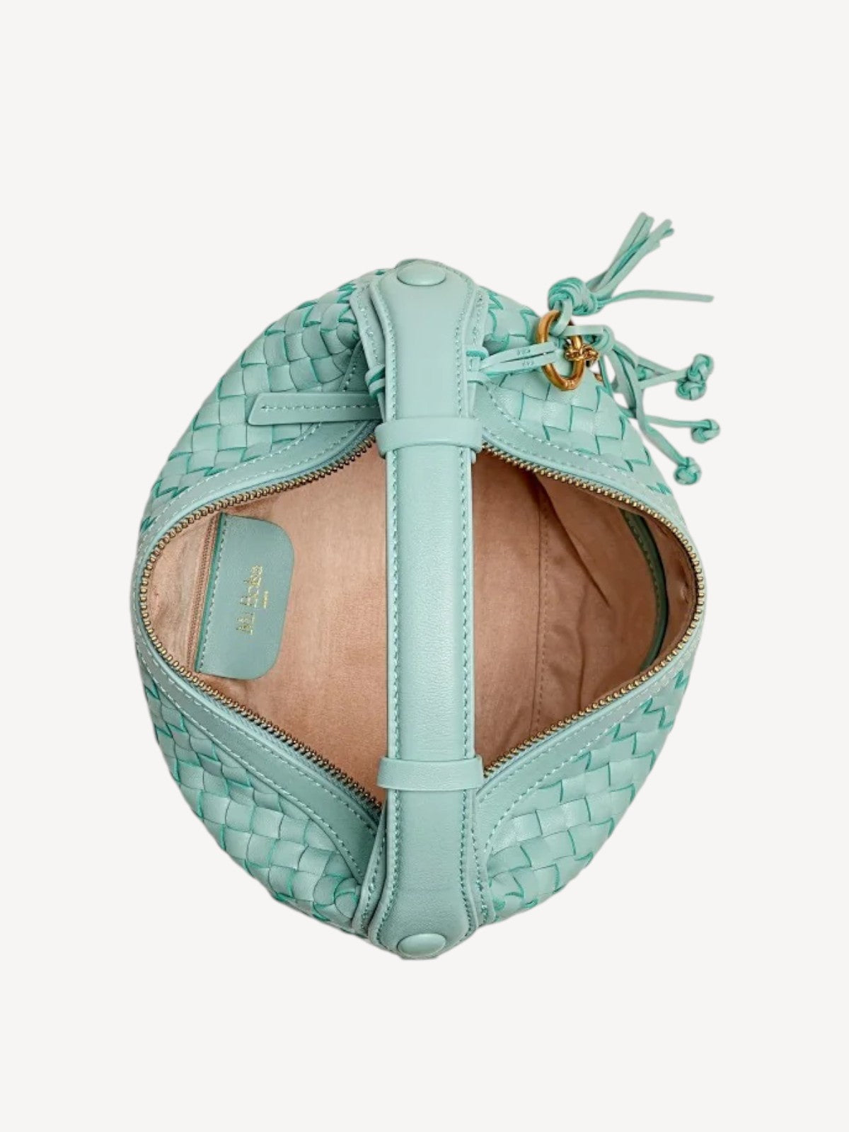 Camilla Half Moon Woven - Sky Blue