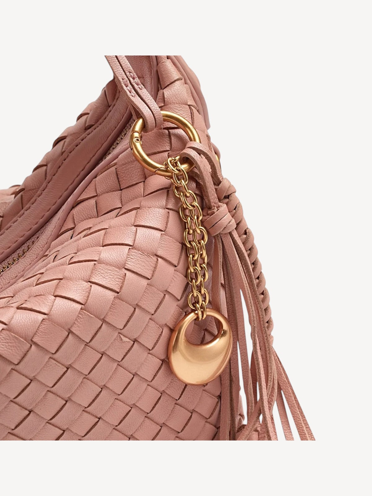 Camilla Half Moon Woven - Sakura Pink