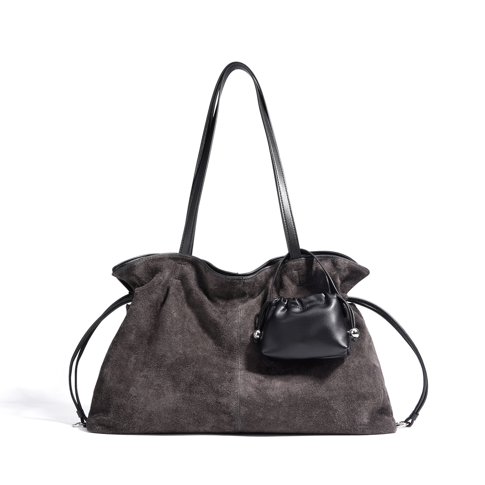 Suede Cloud Shoulder - Brown