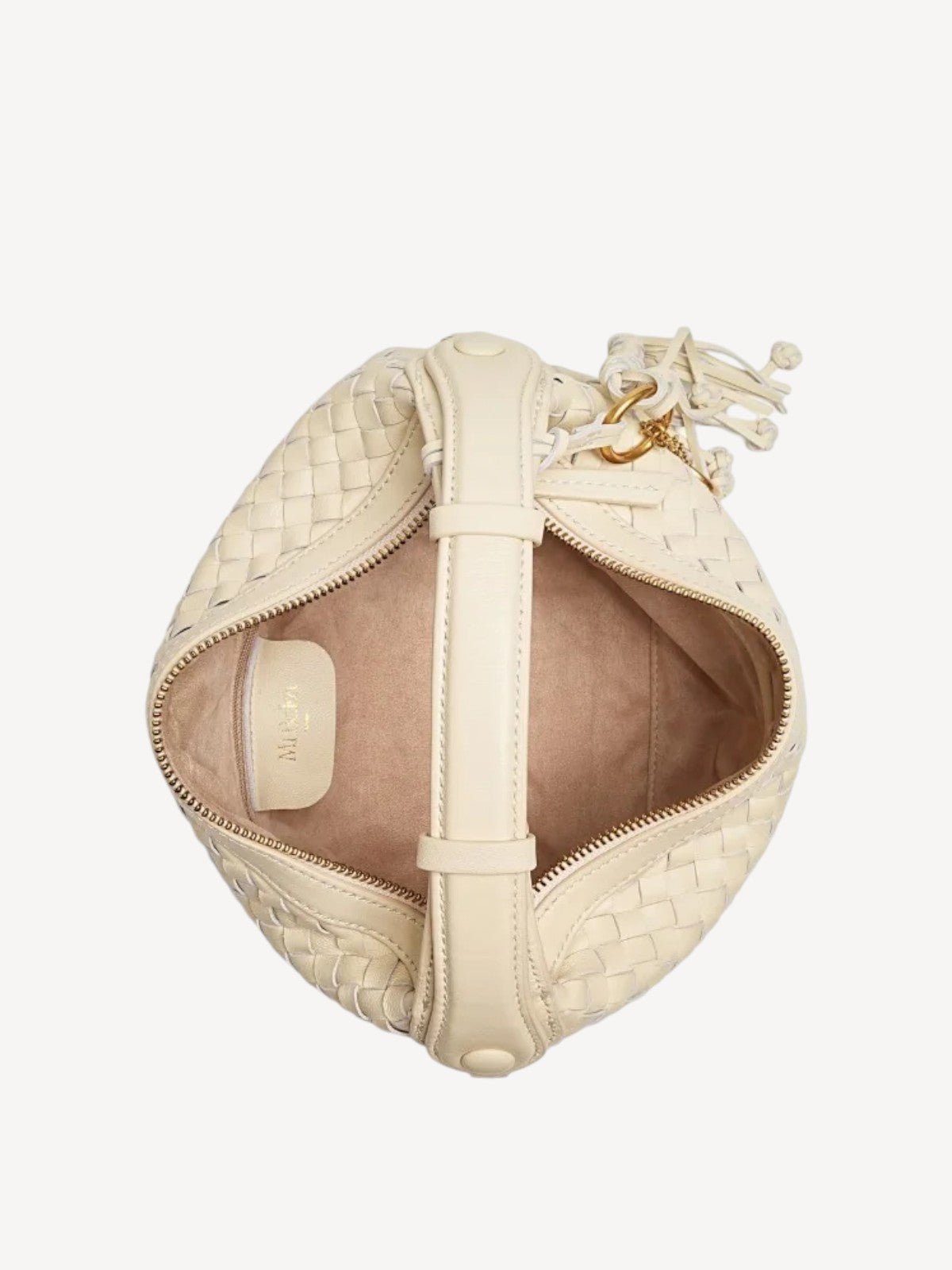 Camilla Half Moon Woven - Creamy White