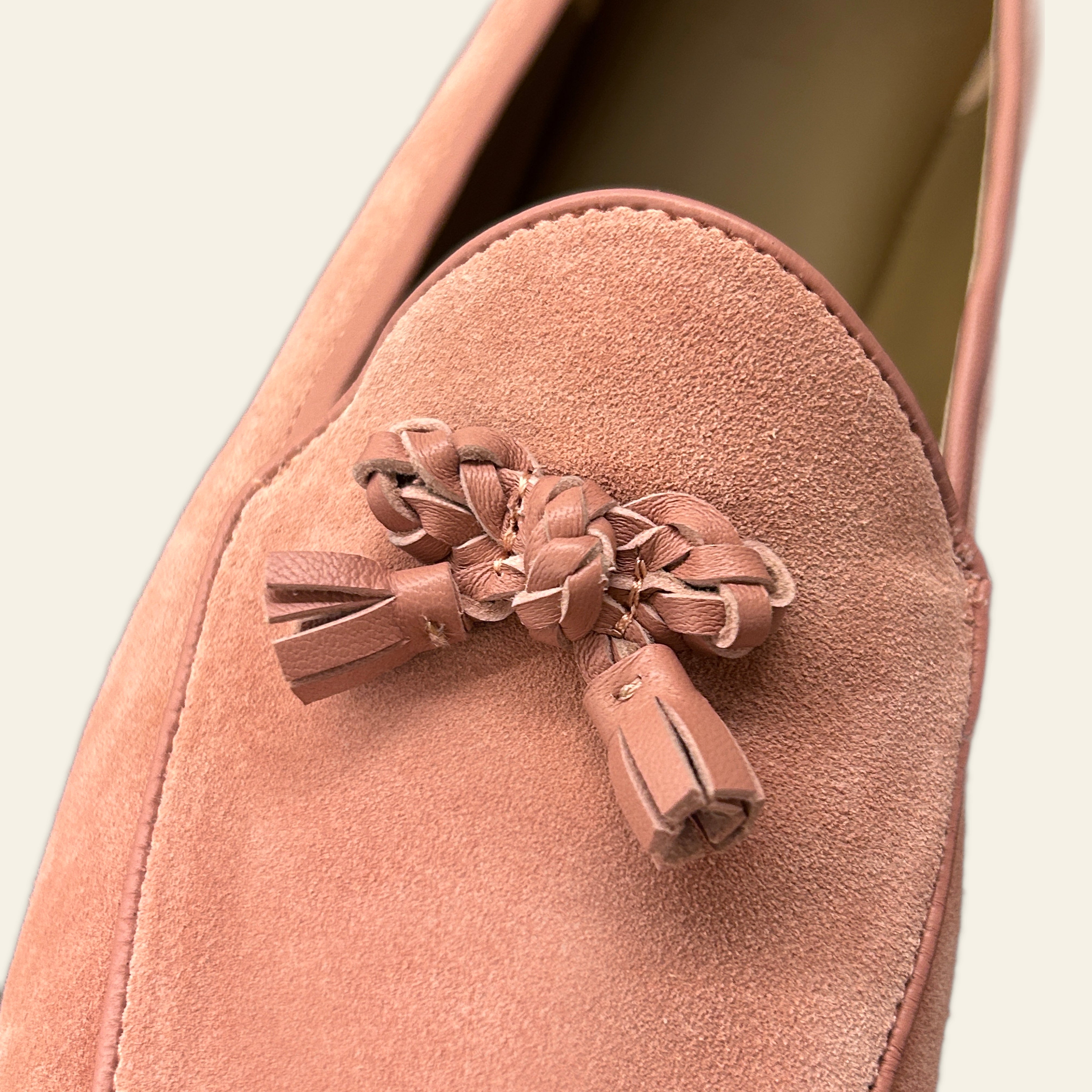 Mia Suede Loafer - Pink Lady